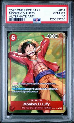 2025 ONE PIECE OP11 JP モンキー・D・ルフィ　psa10 2025 One Piece Japanese A Fist Of Divine Speed Monkey D