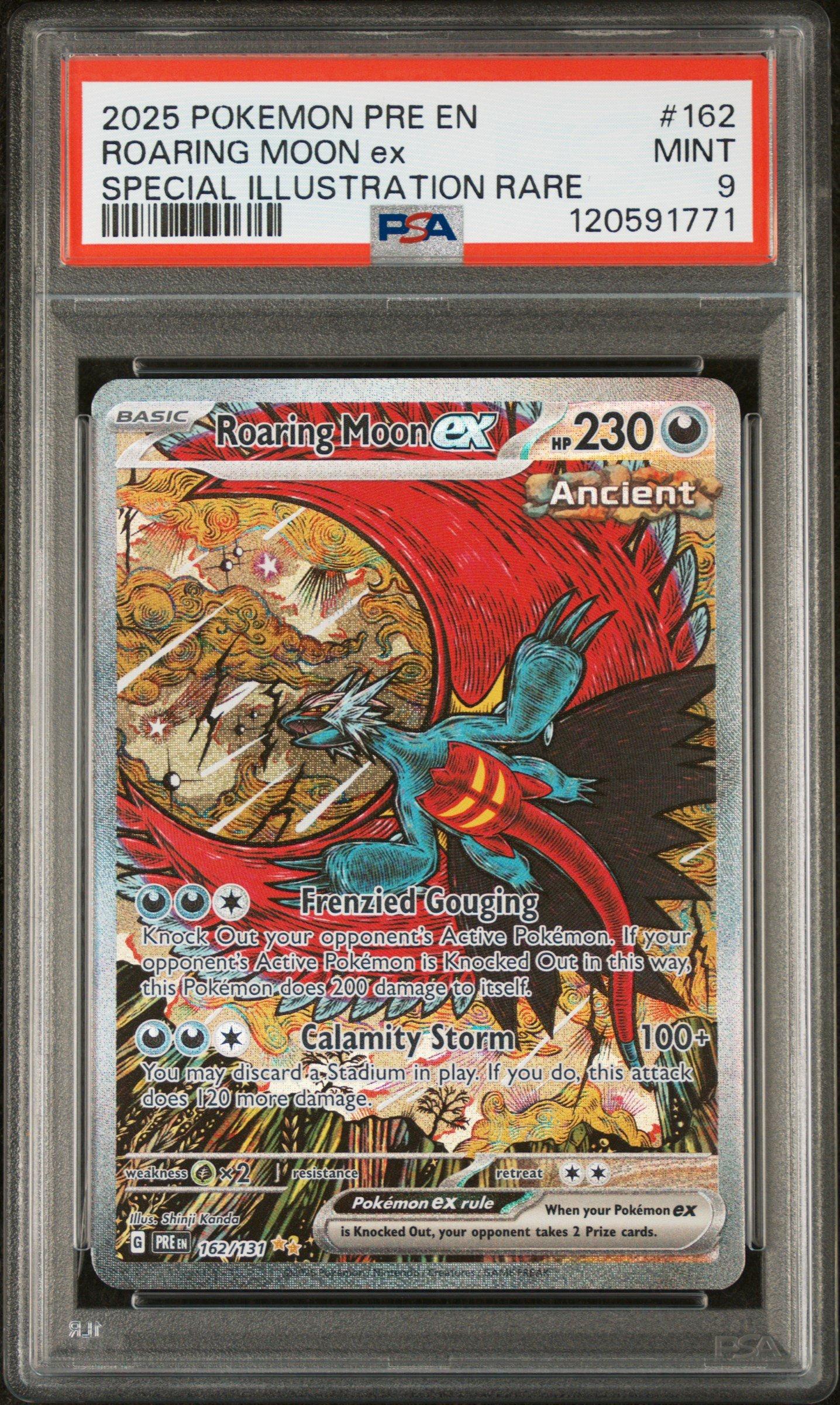 is roaring moon a rare pokemon card - ex 124/182 - Paradox Rift - Ancient Pokemon - Double this card is the perfect way to showcase your collection. Pokemon Trading Card Game Paradox