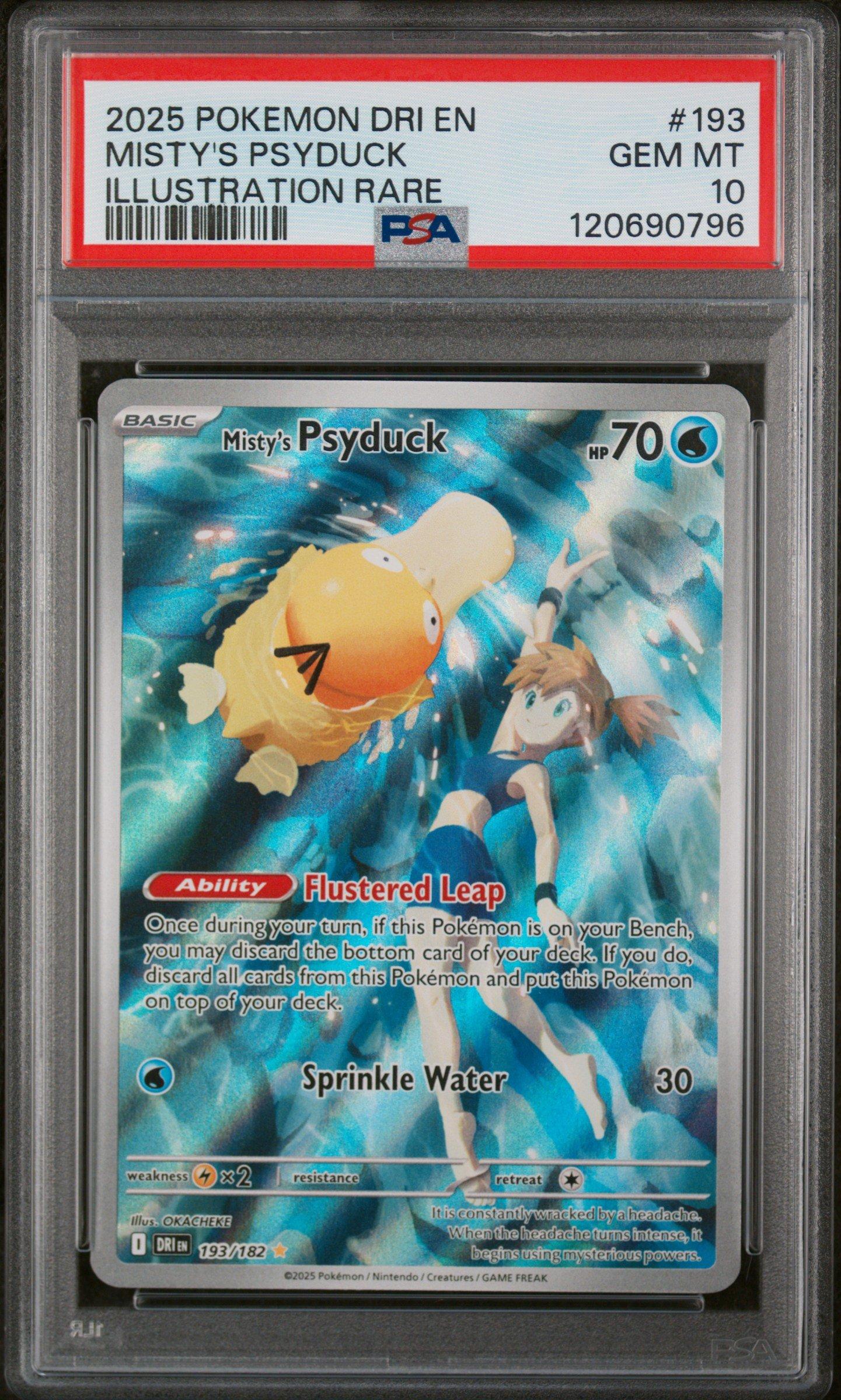 2025 Pokemon Dri En-destined Rivals 193 Misty's Psyduck