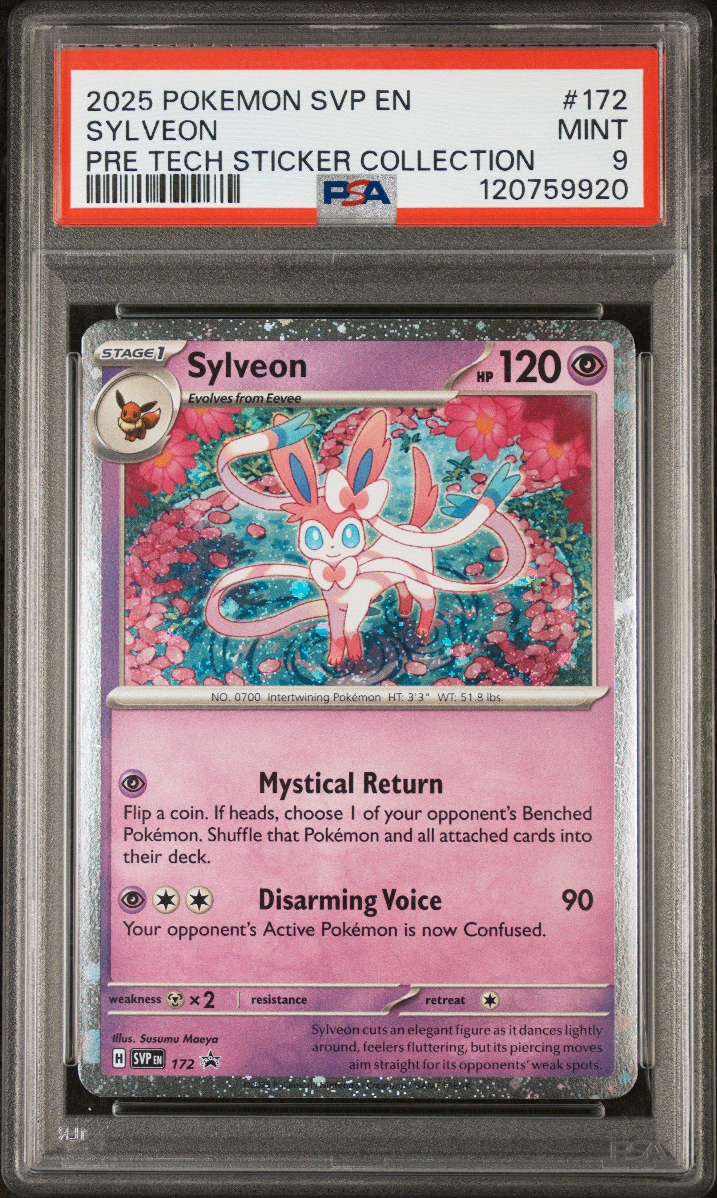 2025 Pokemon Svp En-sv Black Star Promo 172 Sylveon Prismatic