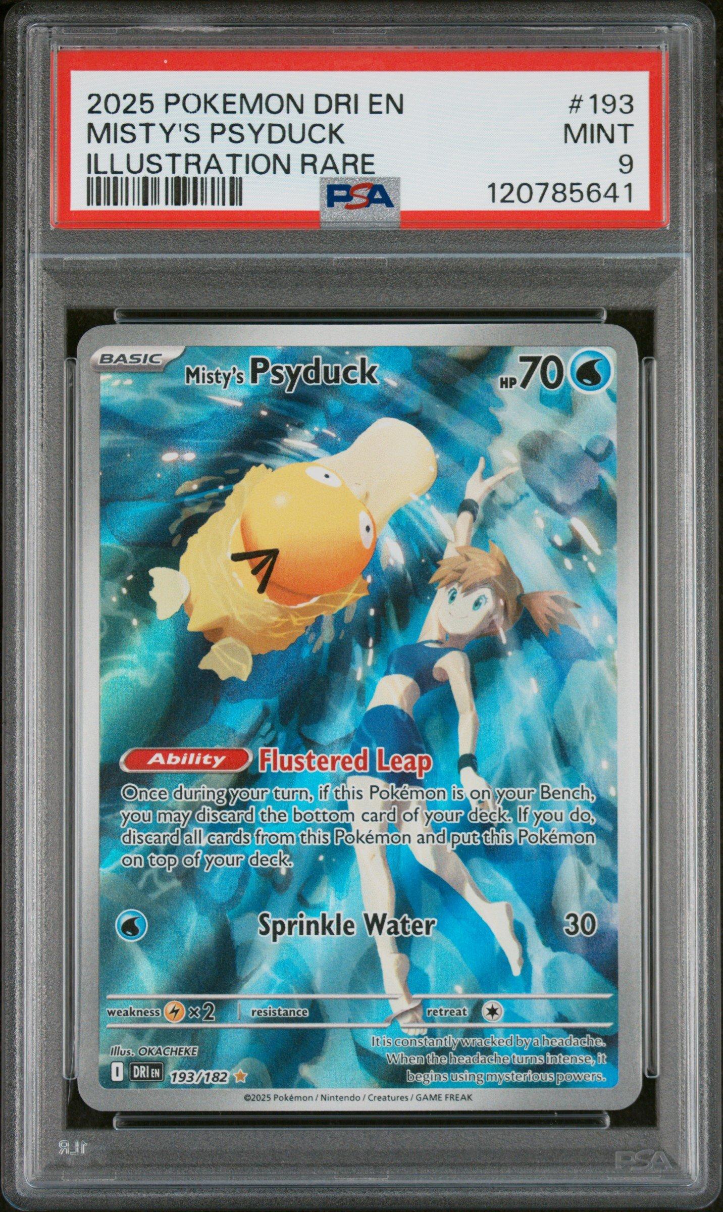 2025 Pokemon Dri En-destined Rivals 193 Misty's Psyduck