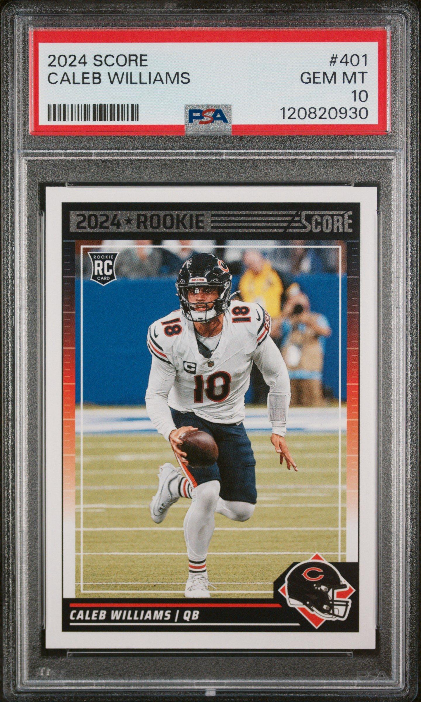 2024 Panini Score 401 Caleb Williams PSA 10
