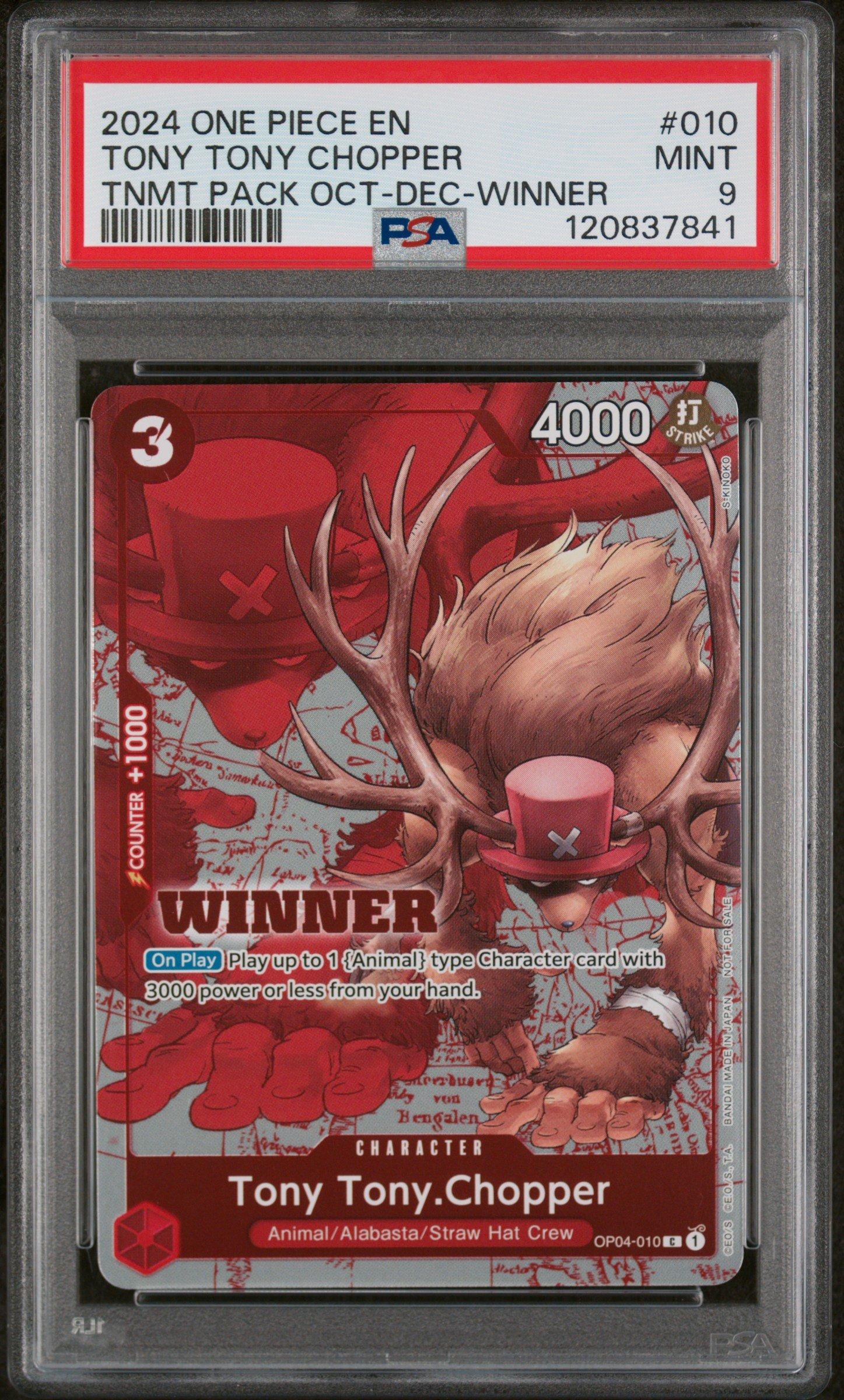 2024 One Piece Tournament Pack October-december 010 Tony Tony