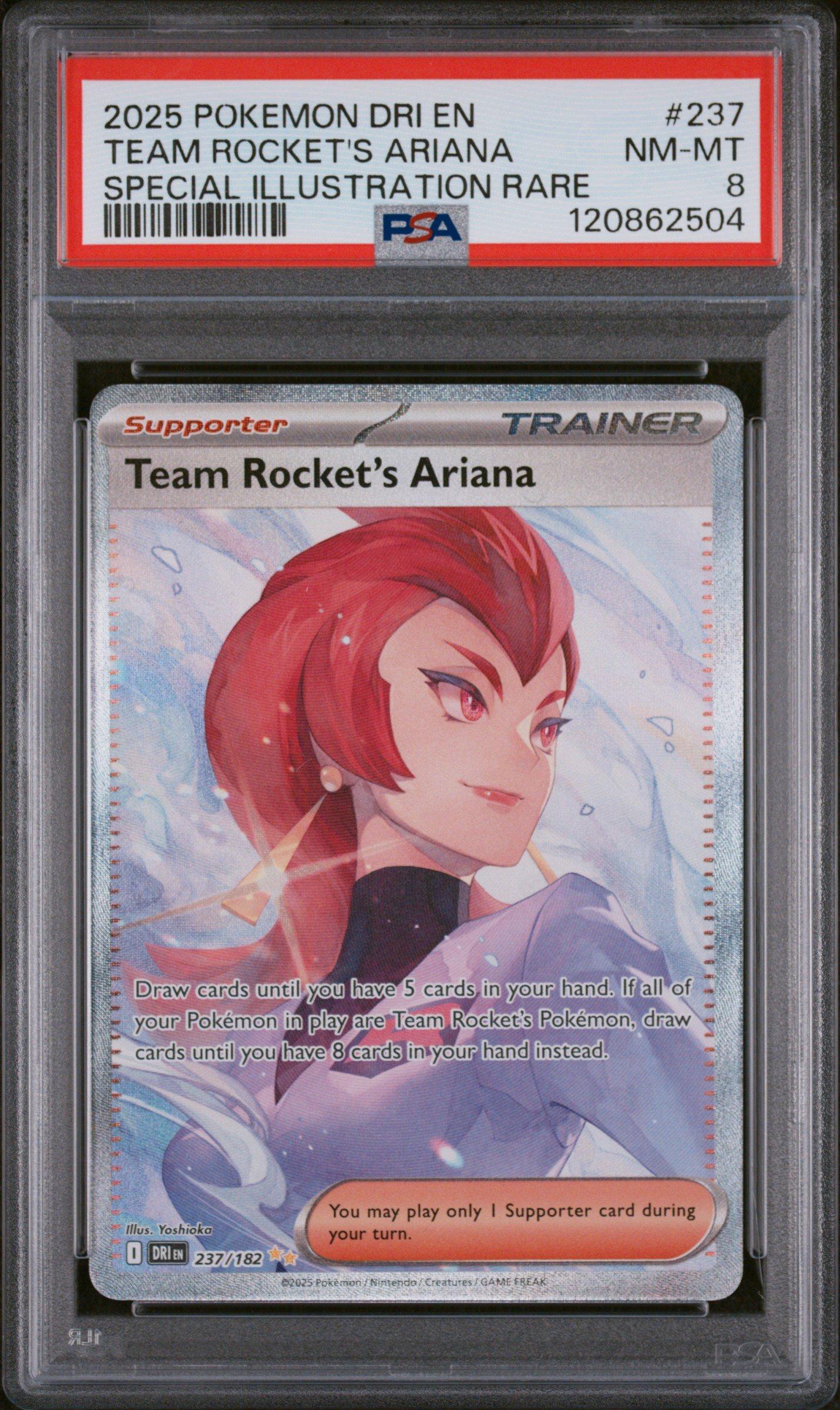 2025 Pokemon Dri En-destined Rivals 237 Team Rocket's Ariana