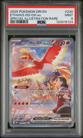 2025 Pokemon Dri En-destined Rivals 230 Ethan's Ho-oh Ex Special