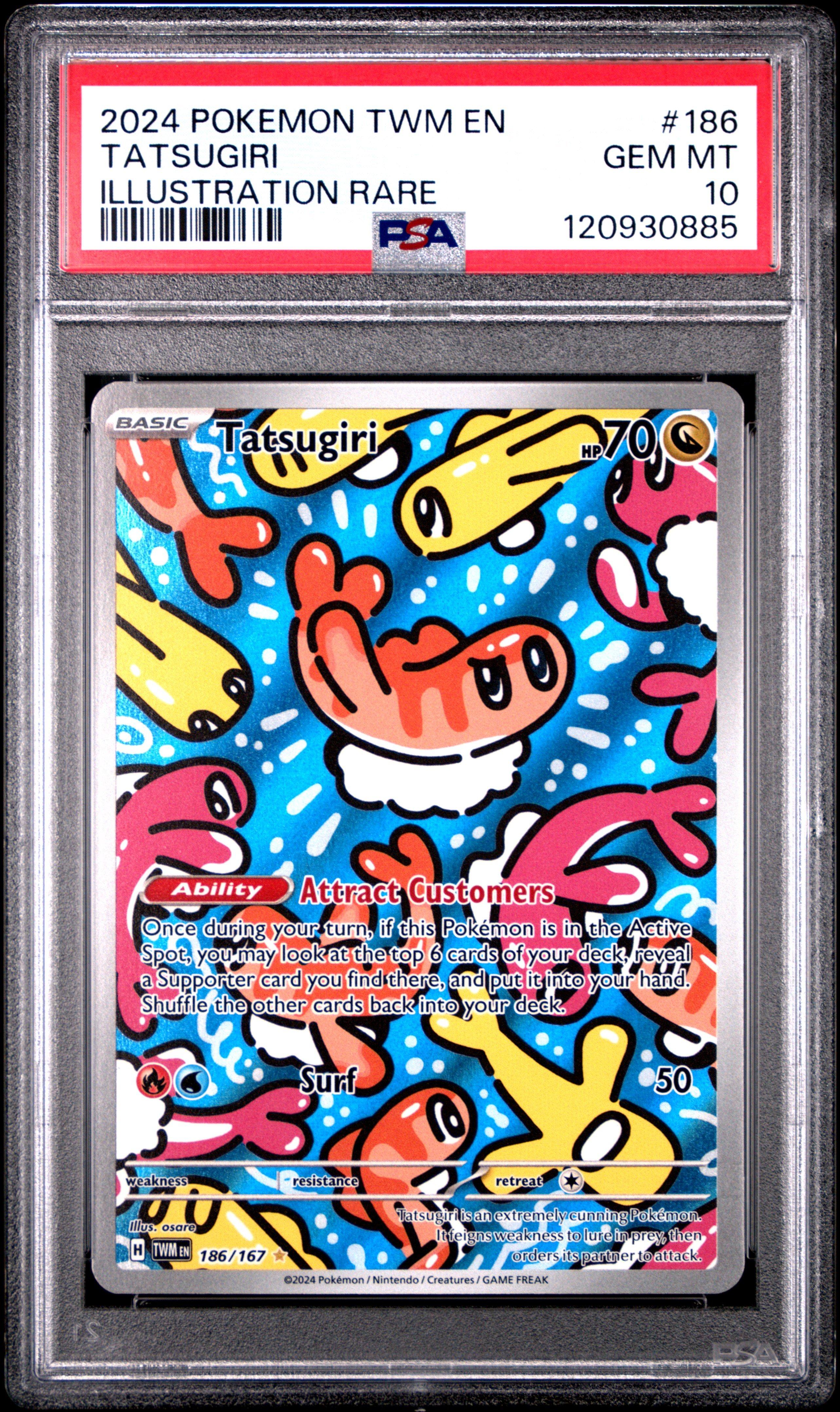 tatsugiri pokemon card full art in digital. #pokemoncards #pokemontcg #pokemoncustomcards style setup or your main portfolio 2024 Pokemon Twm En-twilight Masquerade
