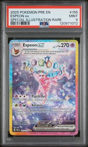2025 Pokemon Pre En-prismatic Evolutions 133 Atticus Ultra Rare PSA 9 |  GameStop
