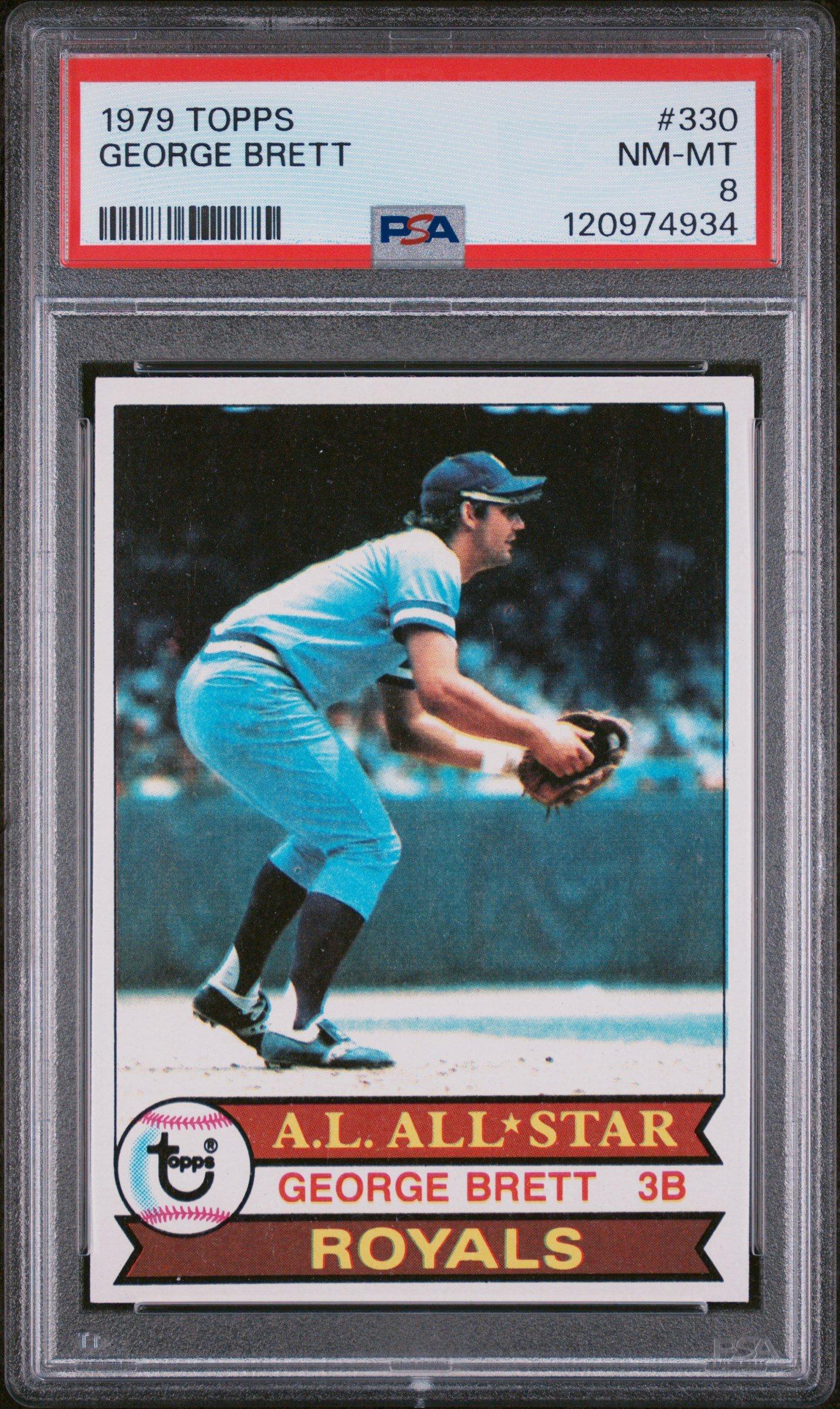 1979 Topps 330 George Brett PSA 8