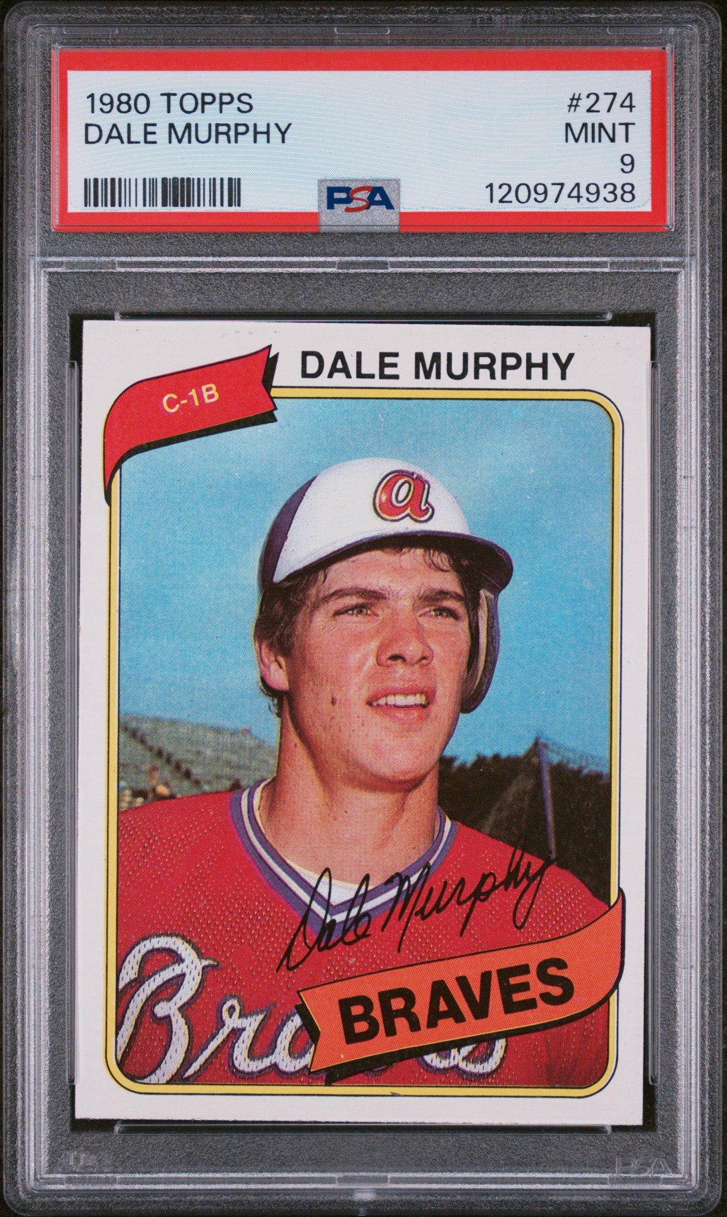 1980 Topps 274 Dale Murphy PSA 9
