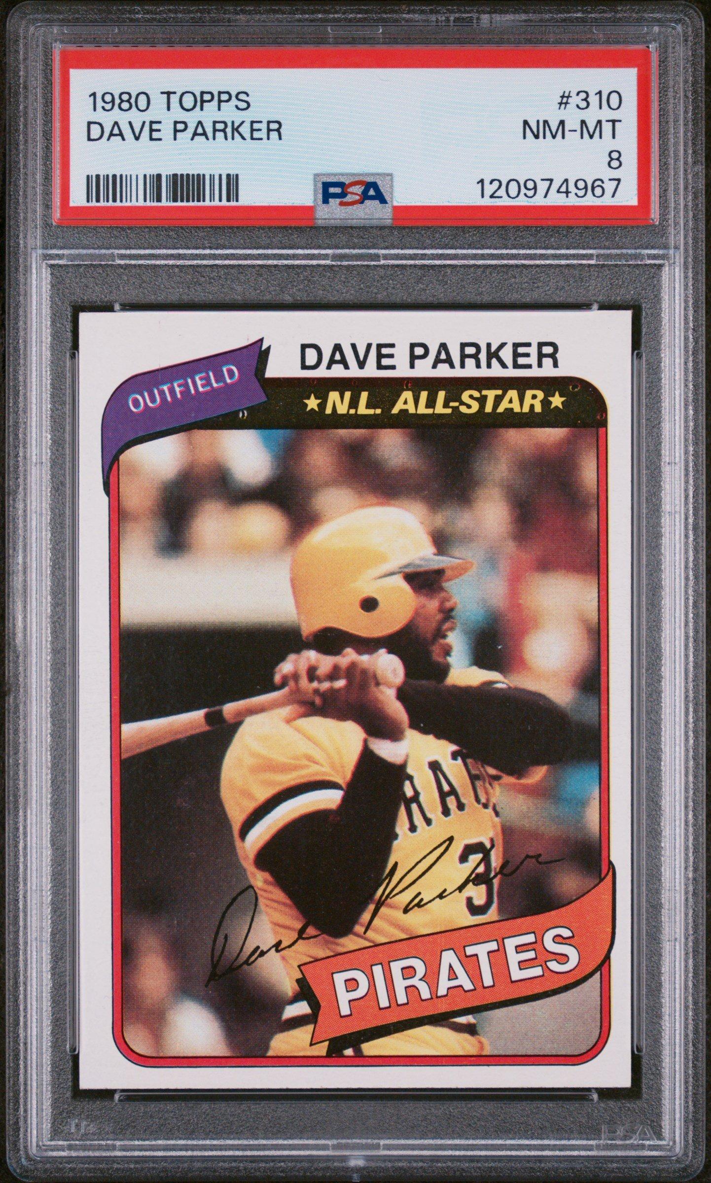 1980 Topps 310 Dave Parker PSA 8