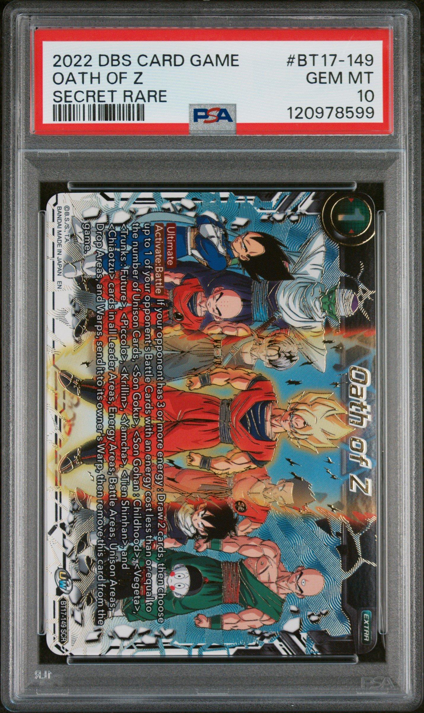2022 Dragon Ball Super Series 17 Ultimate Squad Bt17-149 Oath Of Z