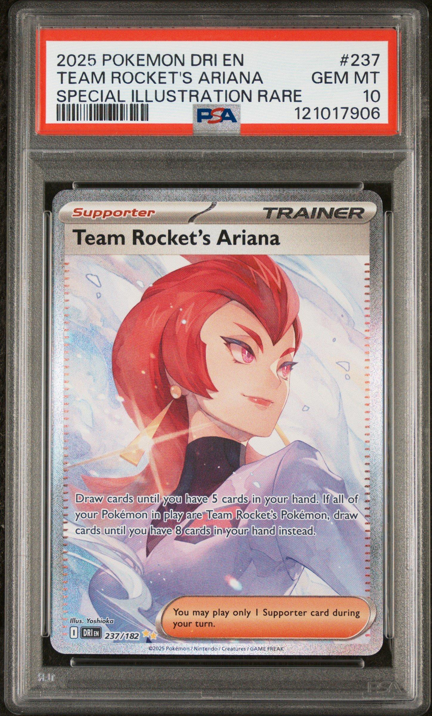 2025 Pokemon Dri En-destined Rivals 237 Team Rocket's Ariana