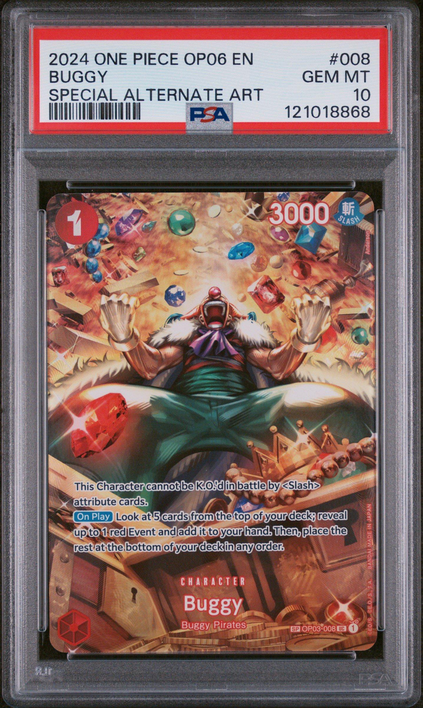 2024 One Piece Op06-wings Of The Captain 008 Buggy Special