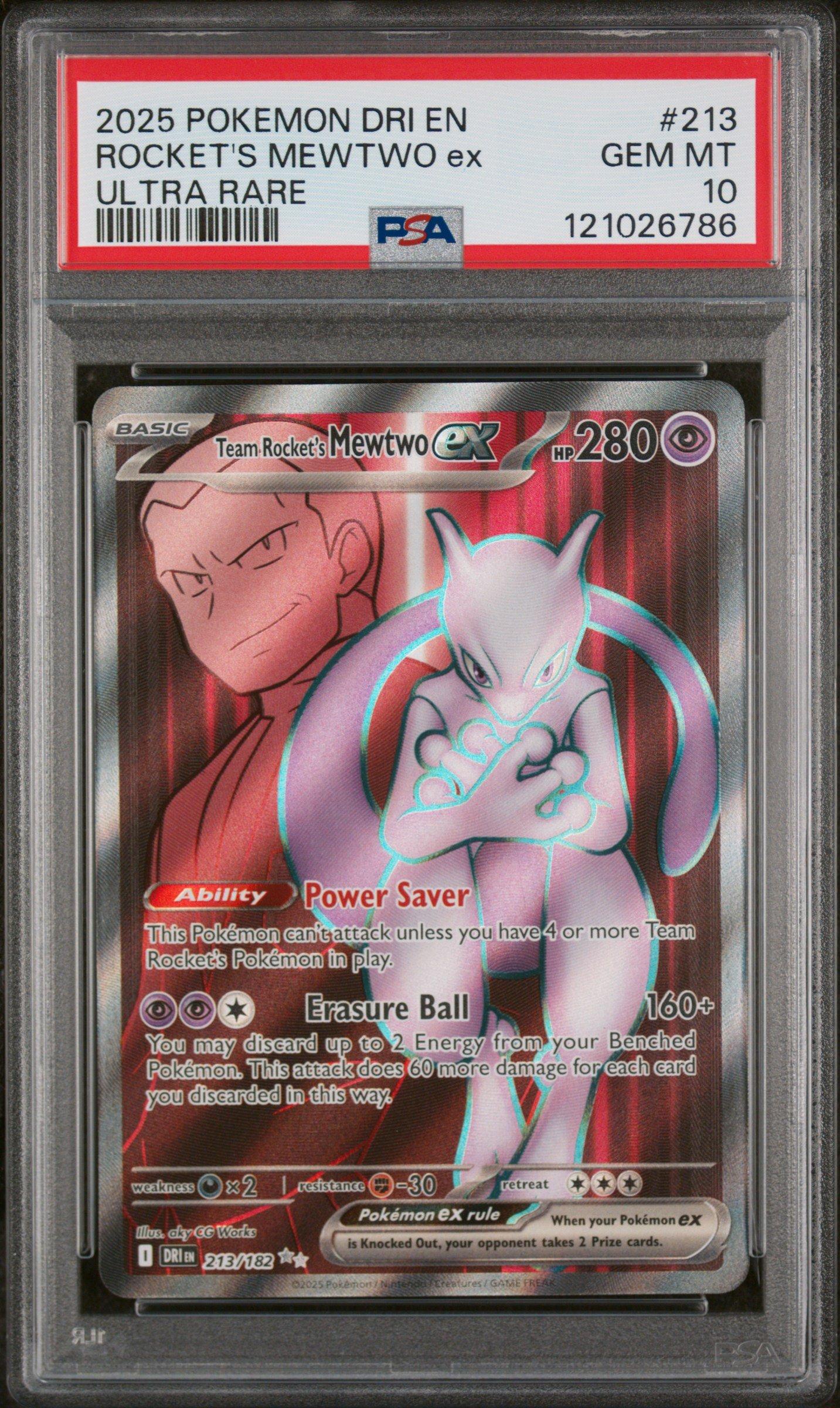 ポケモン カードダス #27 PSA10 PSA 10 Team Rocket's Mewtwo EX 213/182 Pokémon TCG GEM MINT | eBay