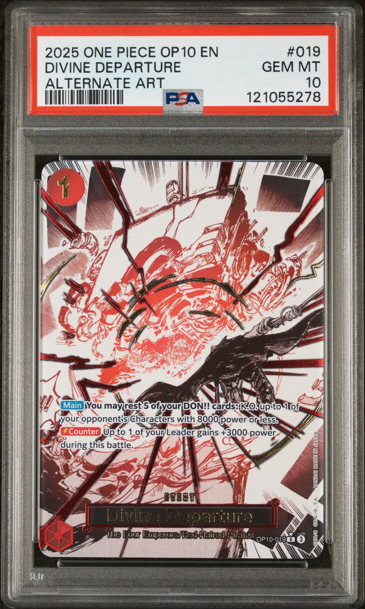 2025 One Piece Op10-royal Blood 019 Divine Departure Alternate Art