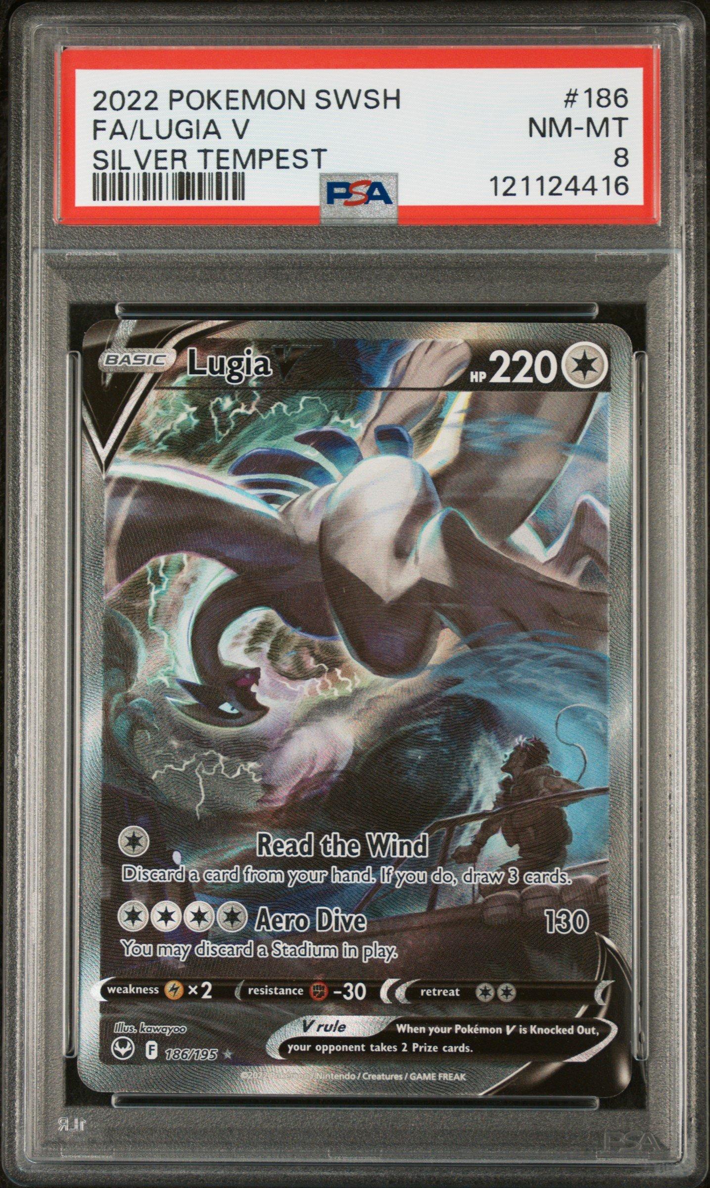 2022 Pokemon Sword & Shield Silver Tempest 186 Full Art/lugia V
