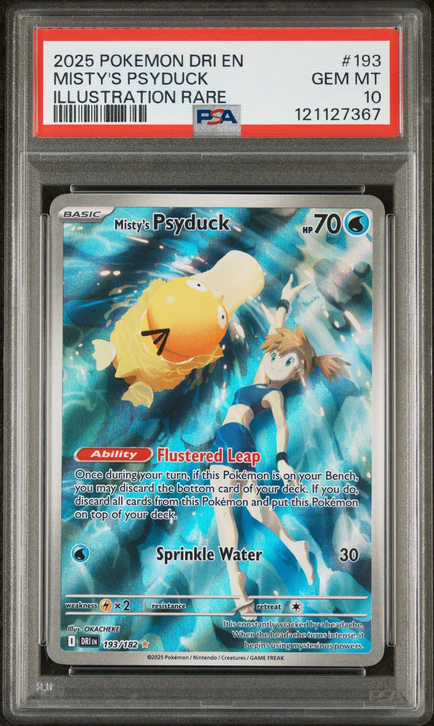 2025 Pokemon Dri En-destined Rivals 193 Misty's Psyduck