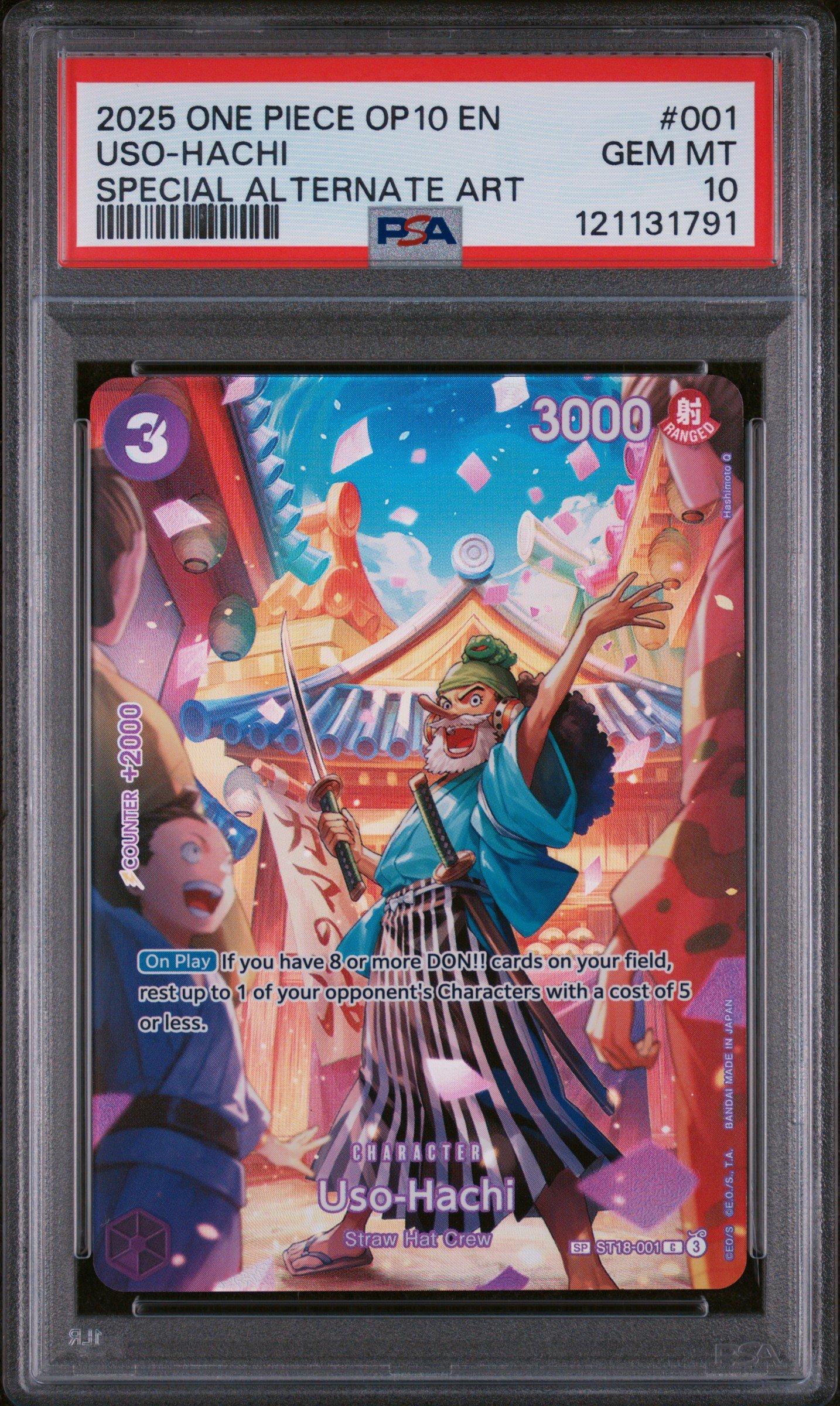 2025 One Piece Op10-royal Blood 001 Uso-hachi Special Alternate