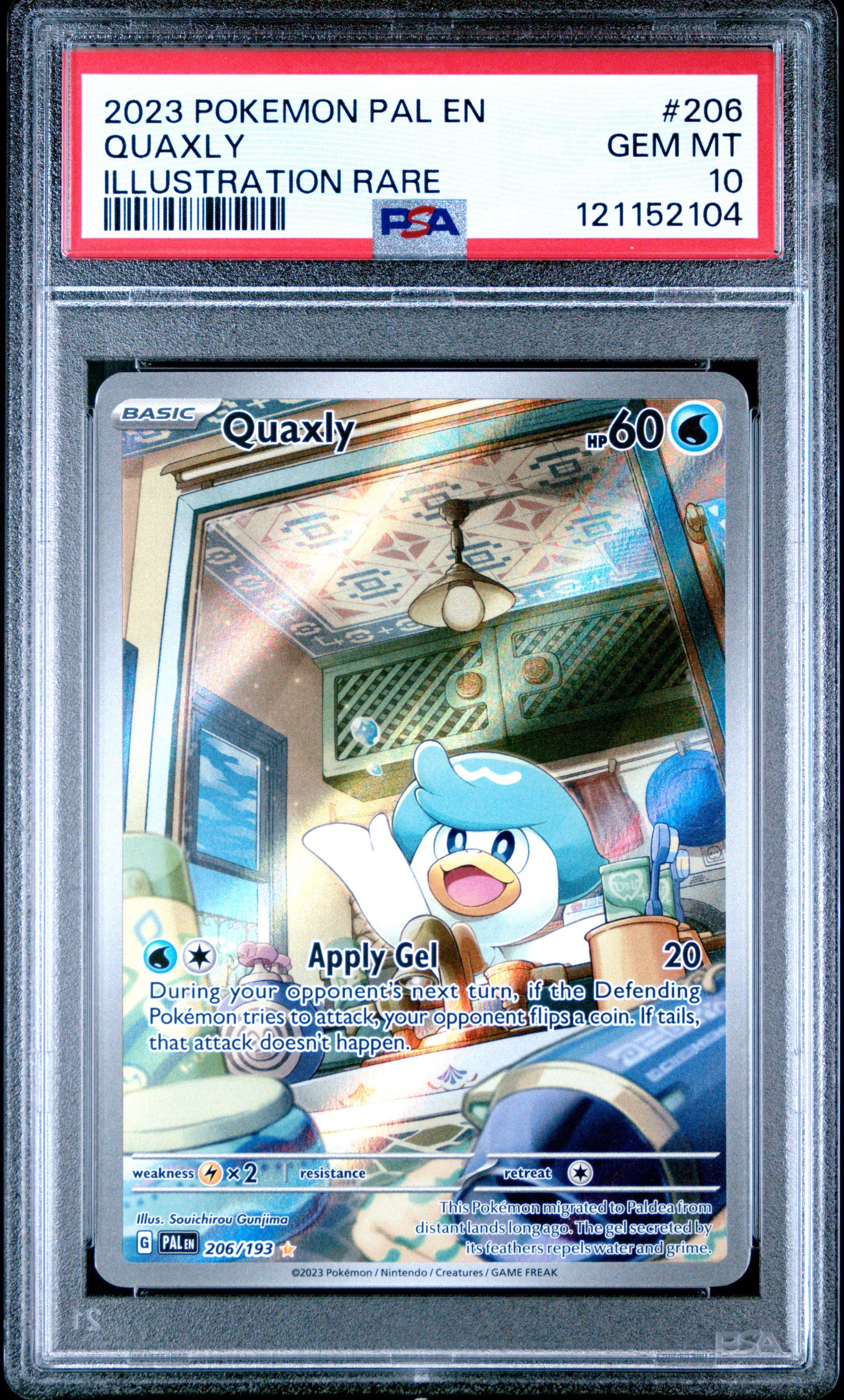 2023 Pokemon Pal En-paldea Evolved 206 Quaxly Illustration Rare