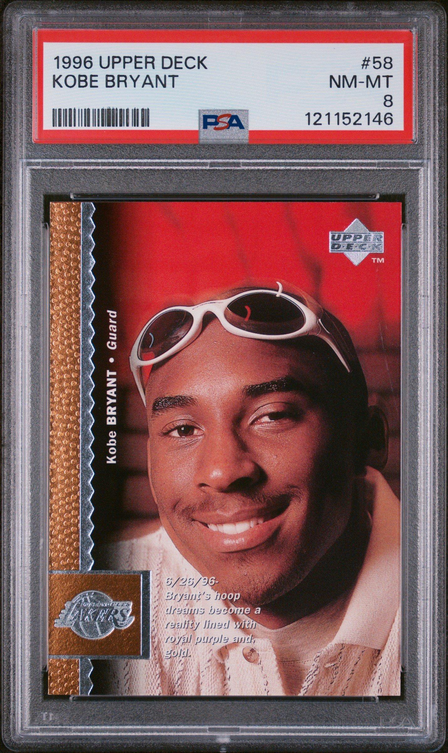 1996 Upper Deck 58 Kobe Bryant PSA