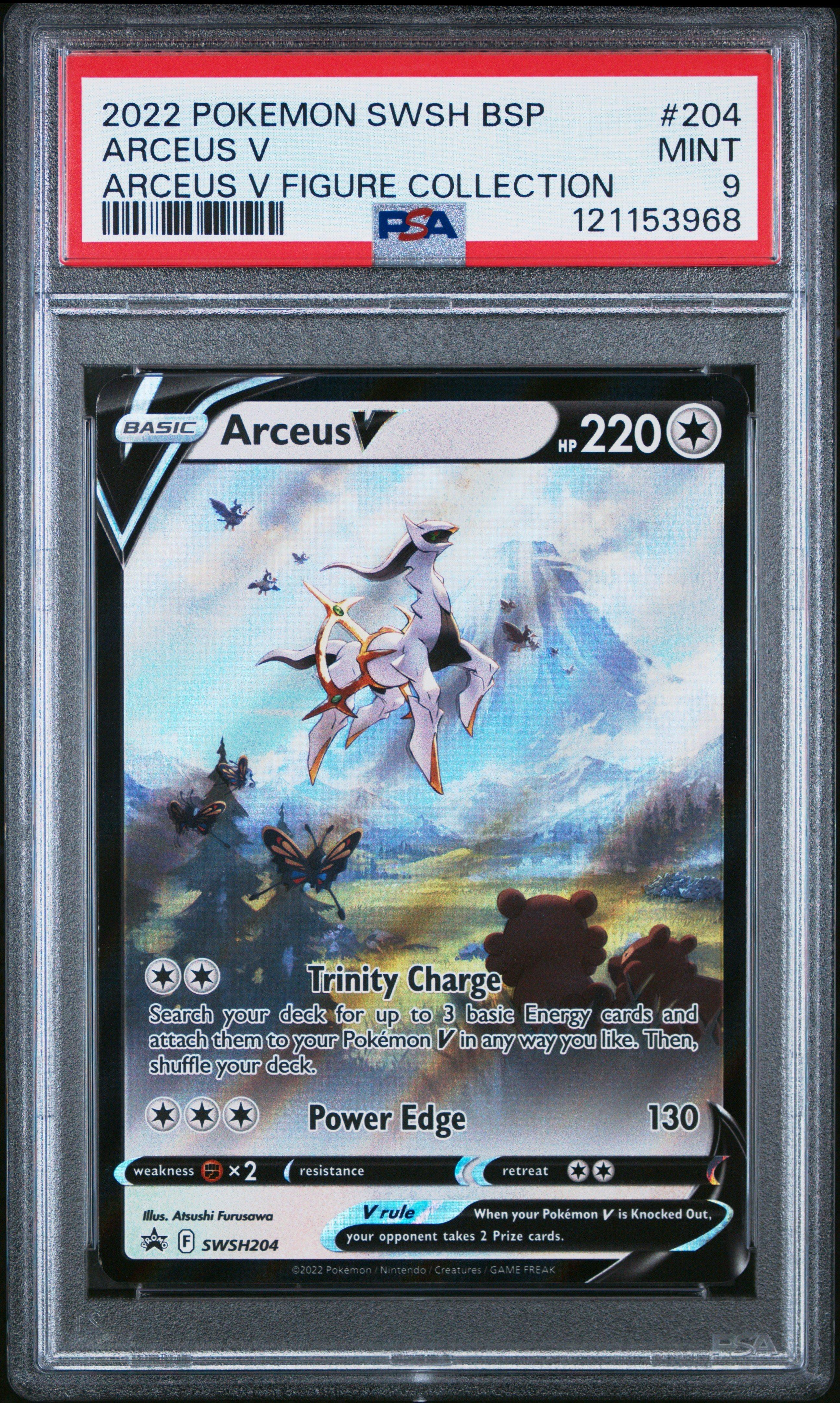 2022 Pokemon Swsh Black Star Promo 204 Arceus V Arceus V Figure Collection PSA