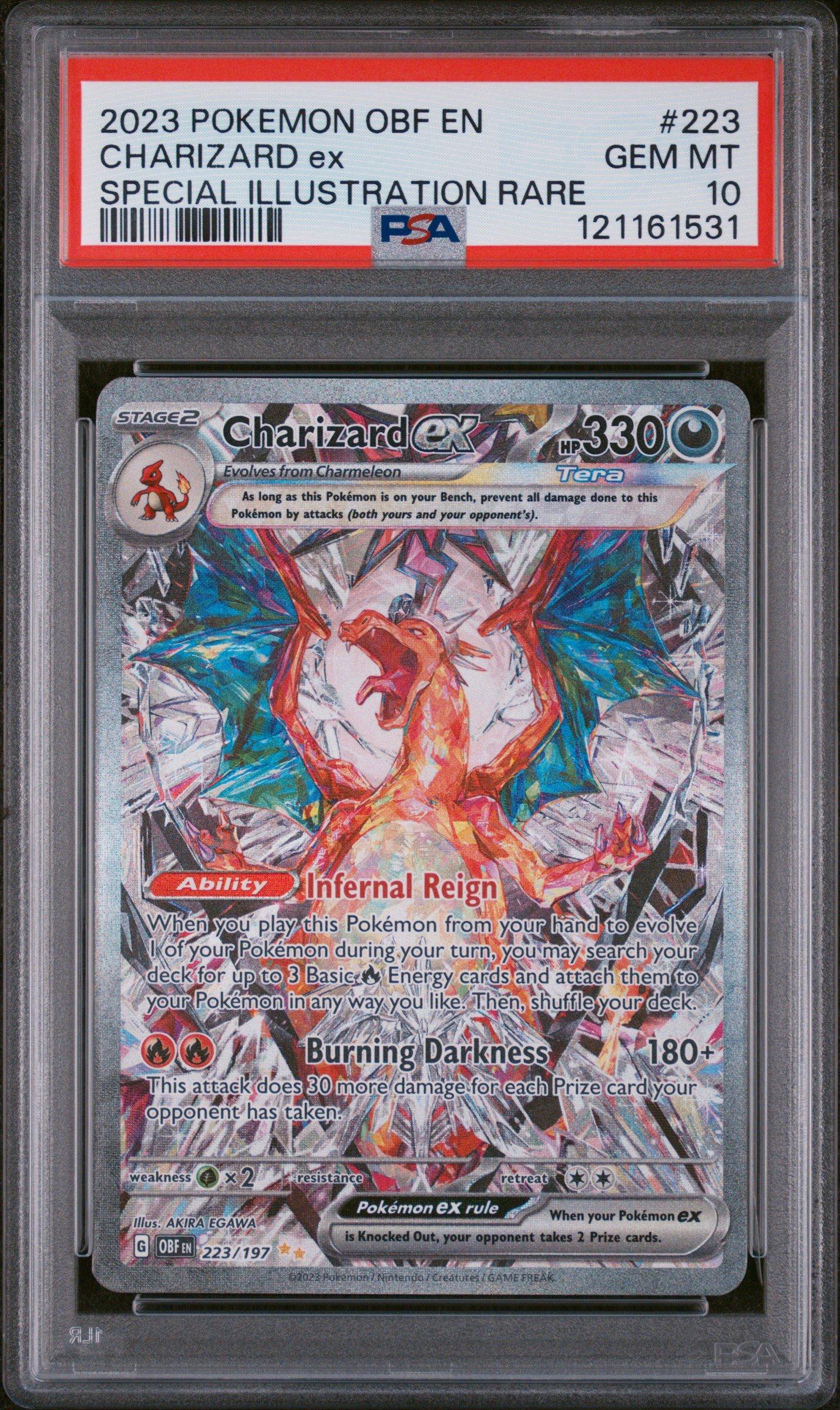 2023 Pokemon Obf En-obsidian Flames 223 Charizard Ex Special