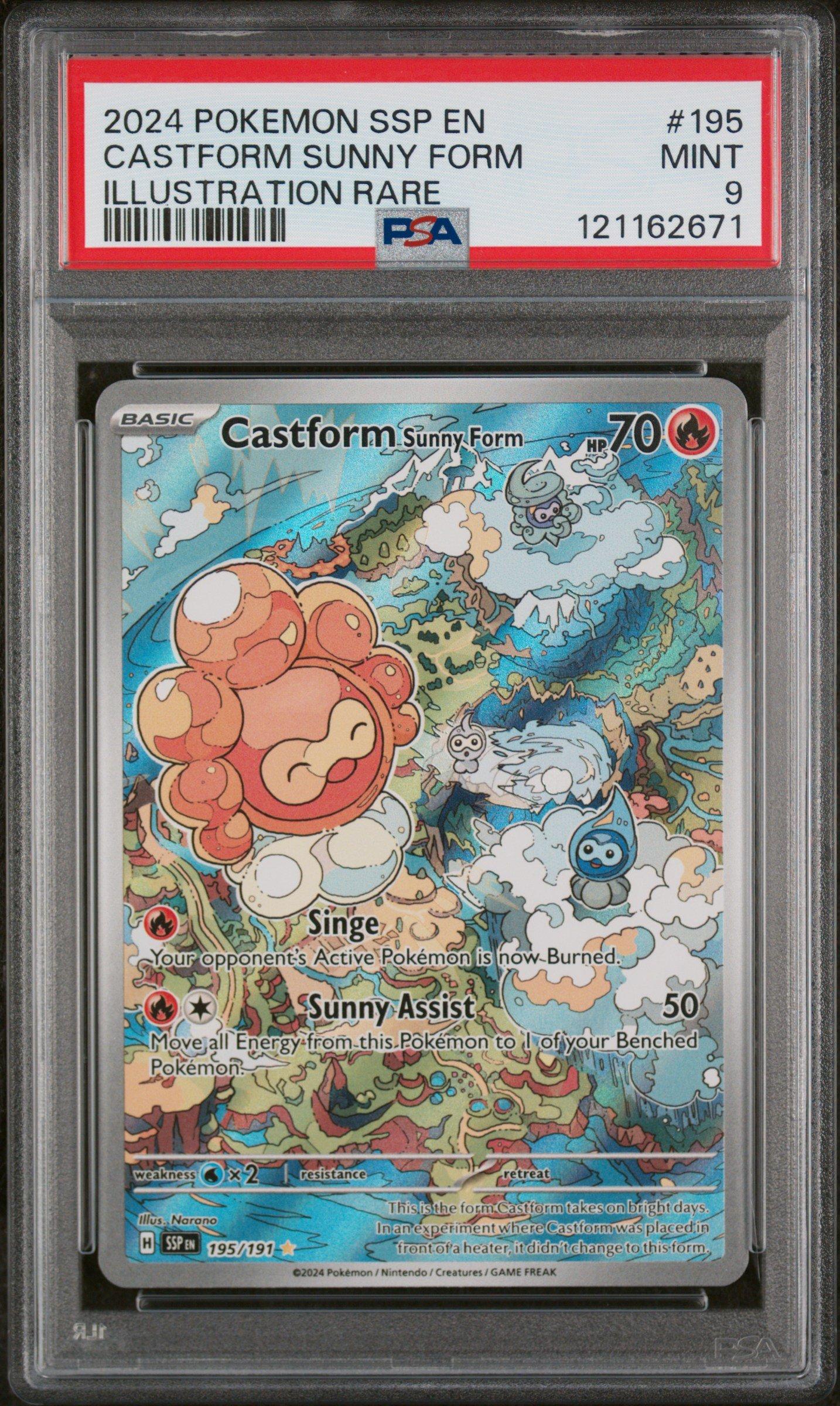 pokemon castform card - TG11/TG30 Lost Origin CHARACTER RARE Captured in a crystal Castform Snow-cloud Form | Diamond