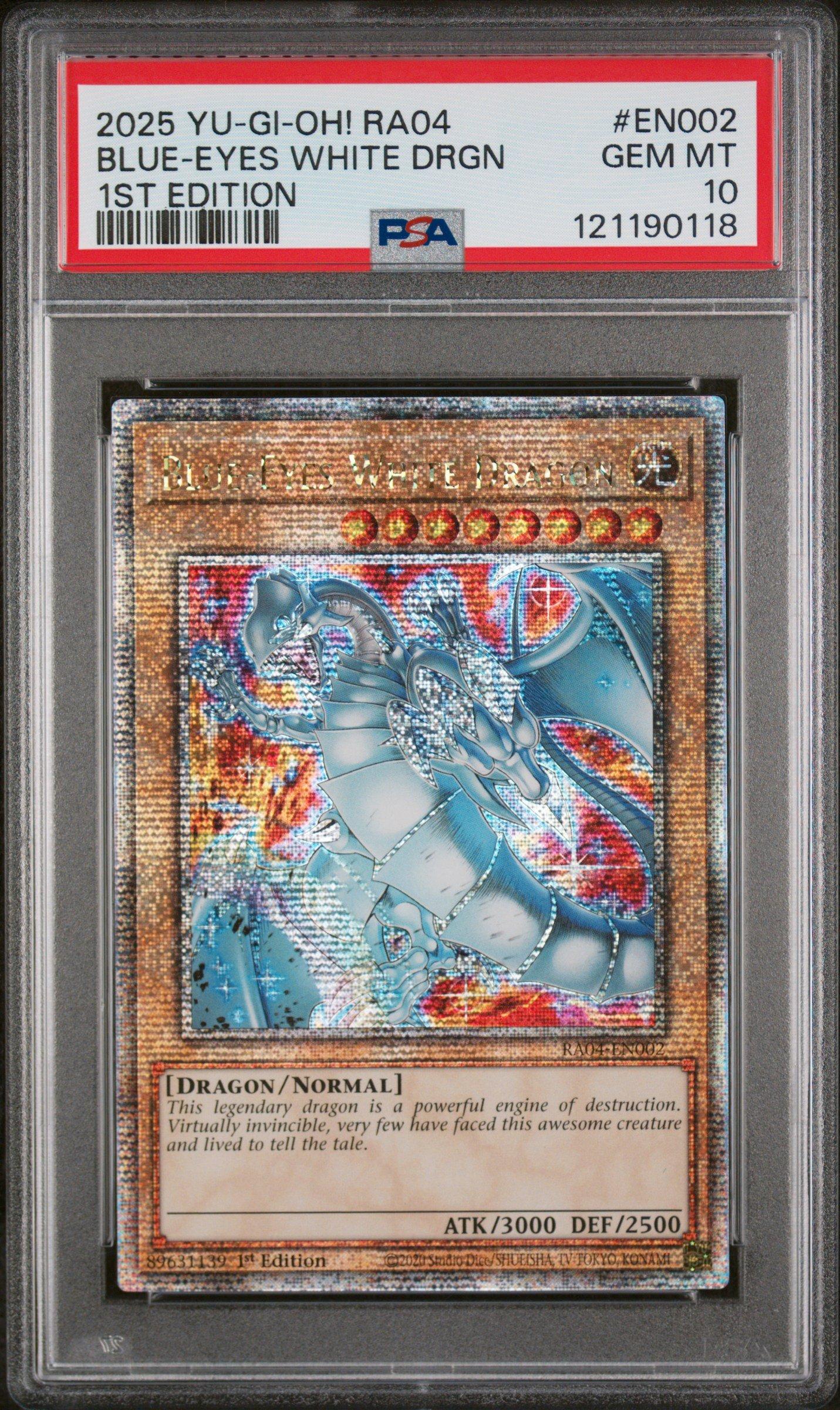 2025 Yu-gi-oh! Ra04-quarter Century Stampede En002 Blue-eyes White