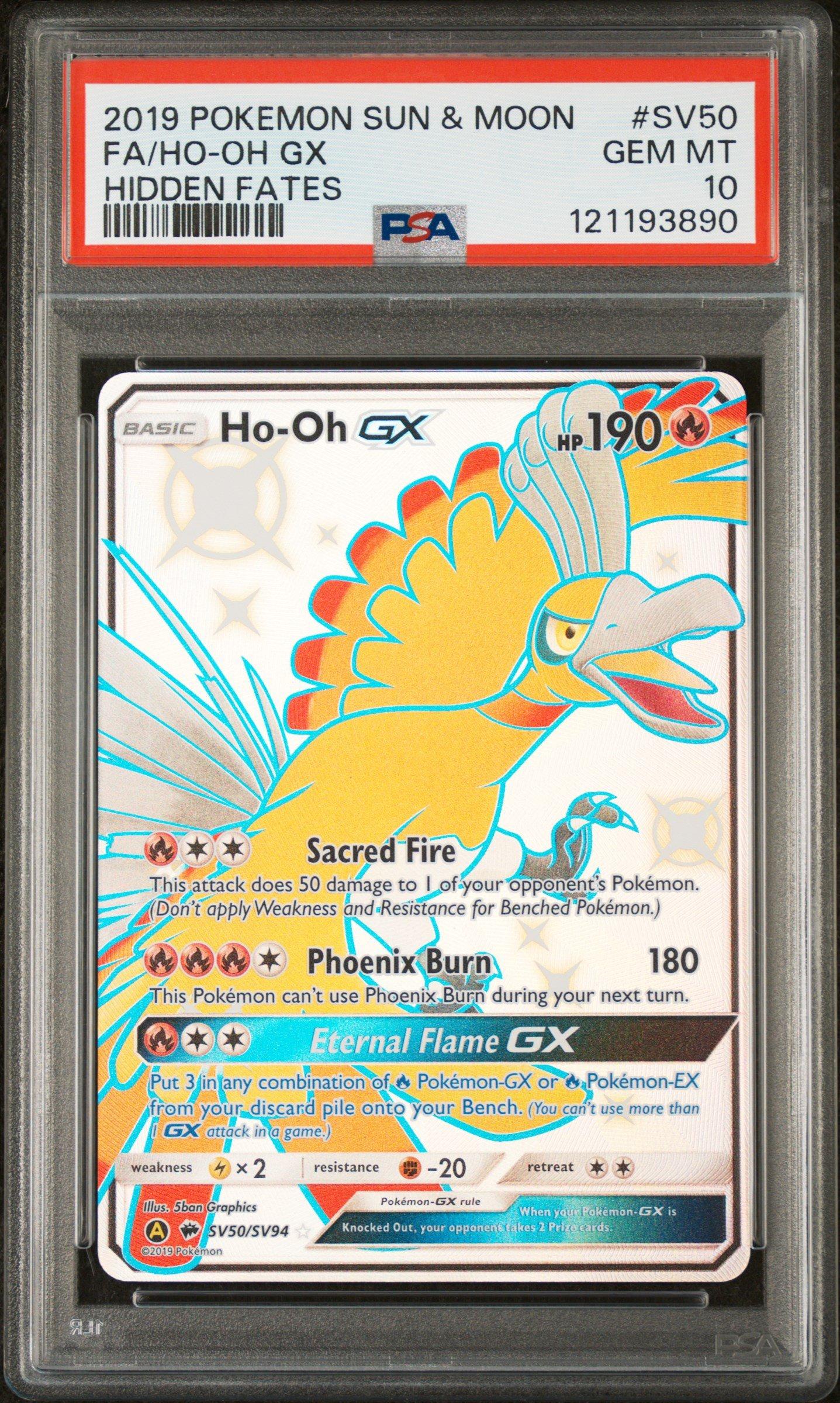 ho oh pokemon card gx Ho-Oh GX #SM80 EXTENDED ART