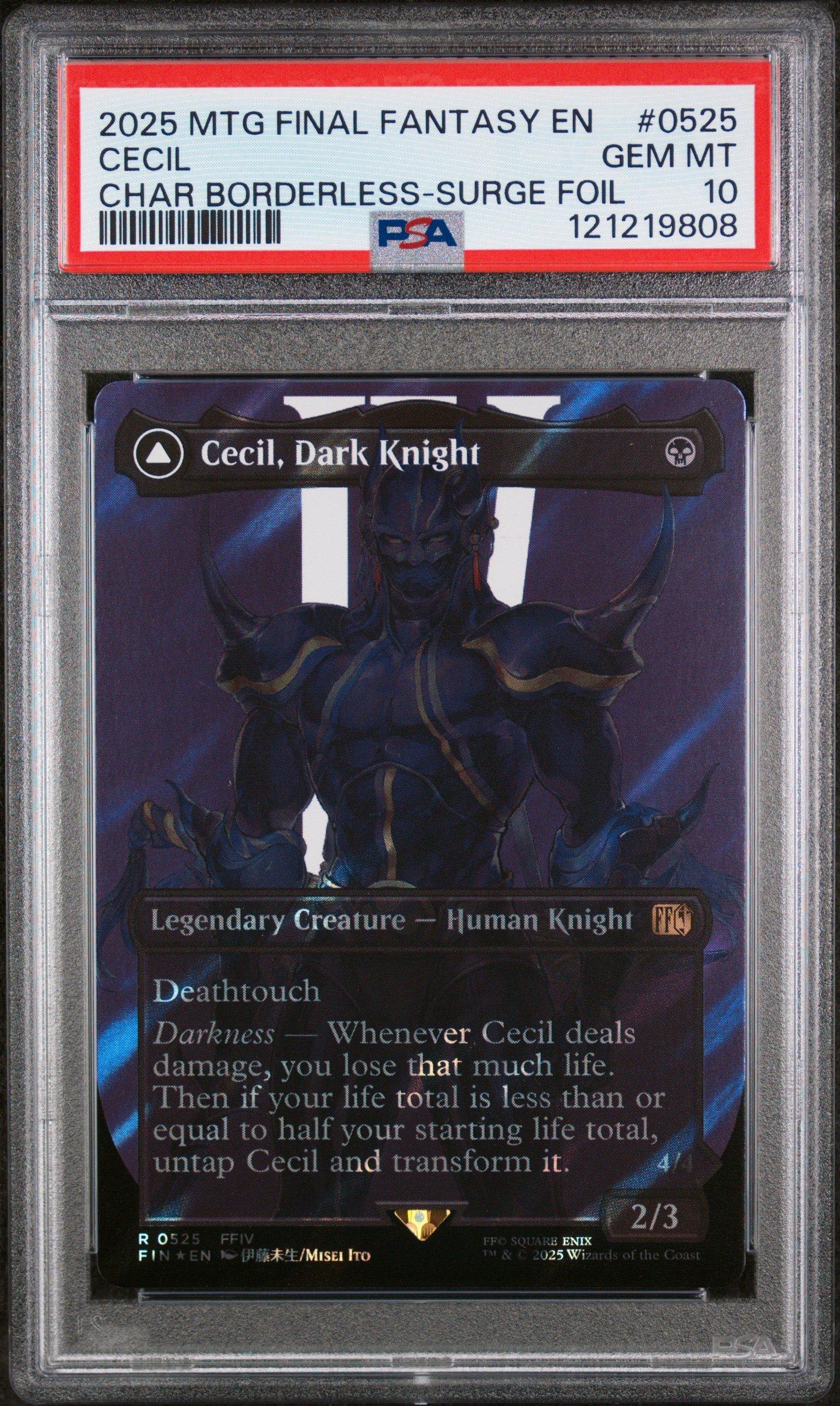 2025 Magic The Gathering Final Fantasy 0525 Cecil, Dark