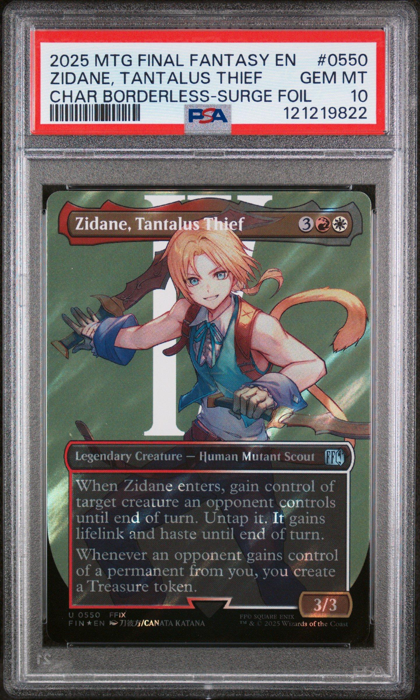 2025 Magic The Gathering Final Fantasy 0550 Zidane, Tantalus Thief