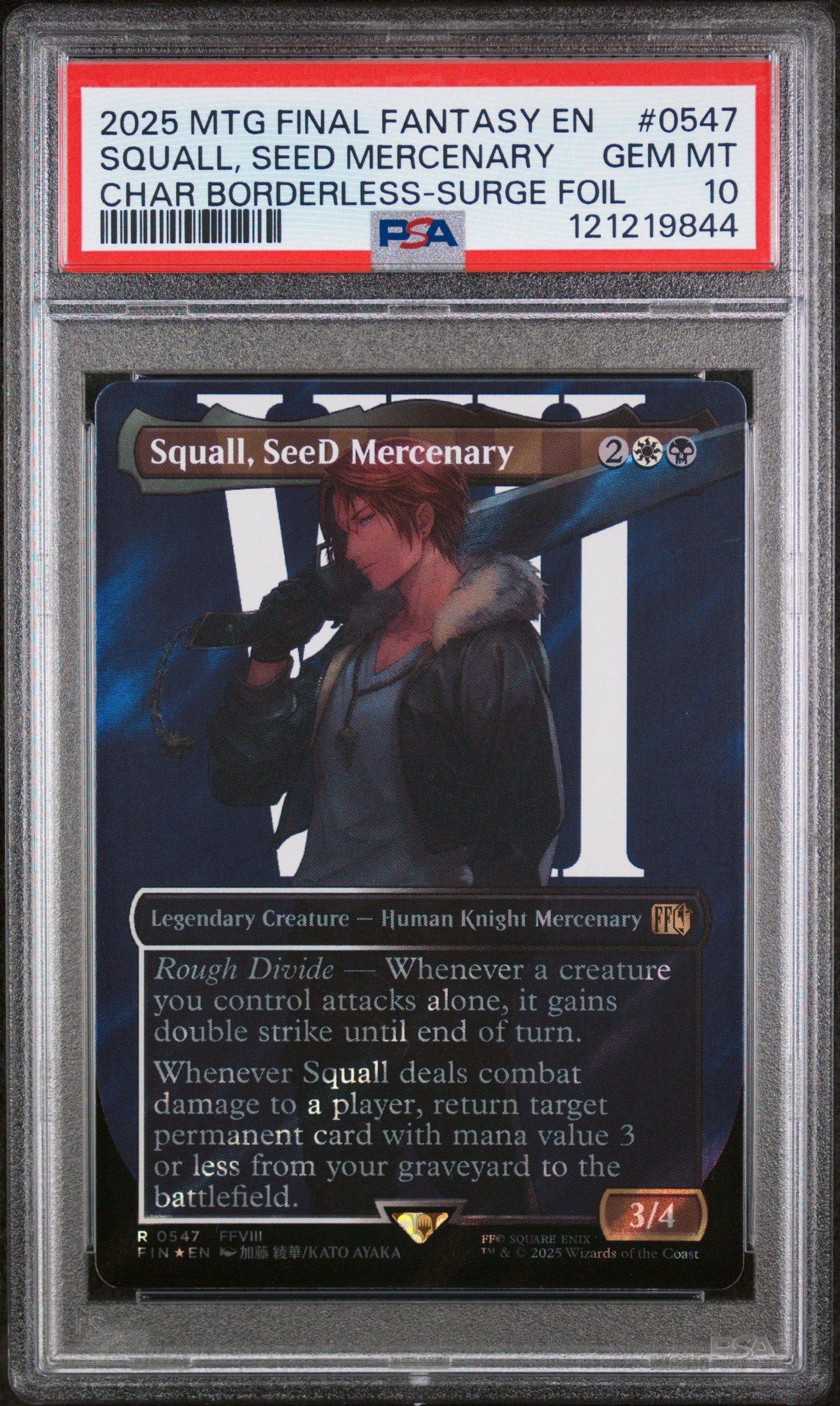 2025 Magic The Gathering Final Fantasy 0547 Squall, Seed Mercenary
