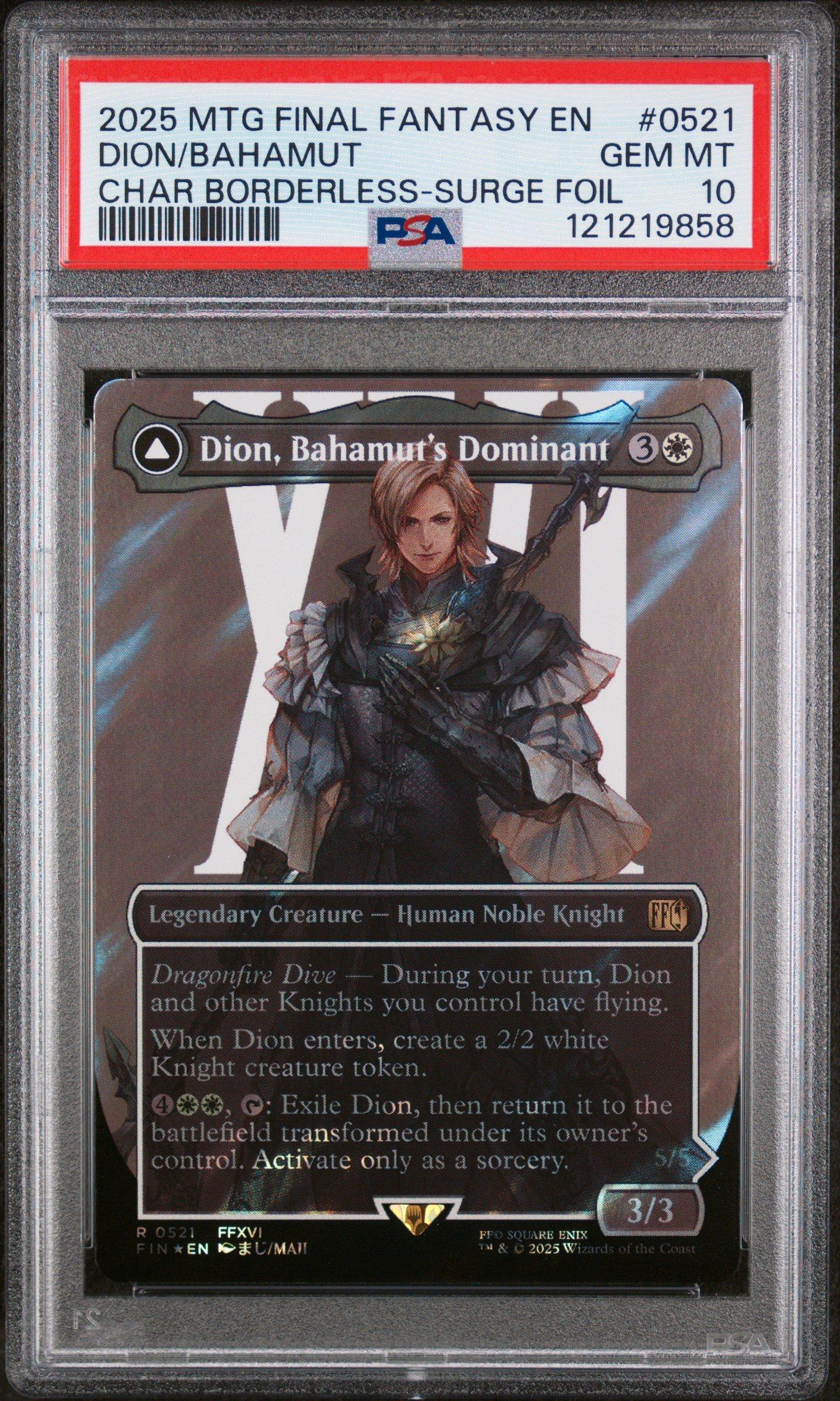 2025 Magic The Gathering Final Fantasy 0521 Dion, Bahamut's