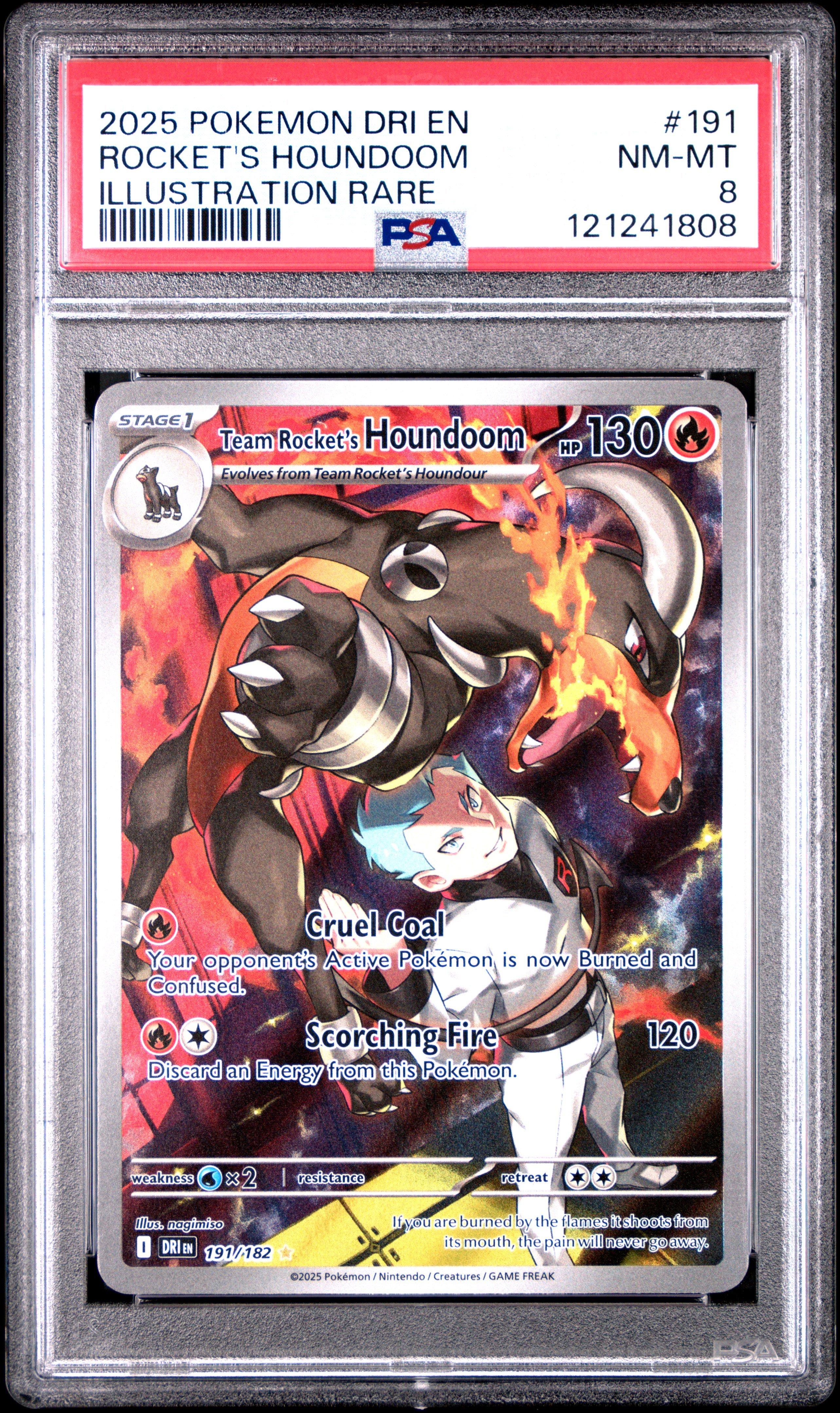 houndoom pokemon card stage 1 proxy cards first edition foil (Neo Revelation N3 8) attach 1 of them to Houndoom Houndoom - 1st Edition Holofoil