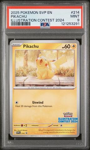 2025 Pokemon Japanese M-p Promo 020 Pikachu Mcdonald's PSA