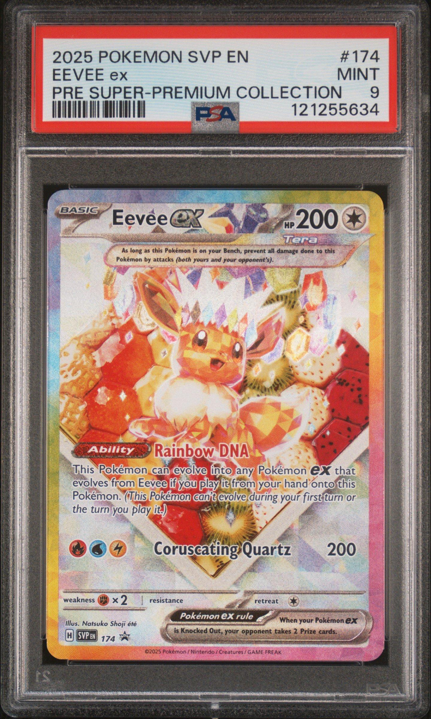 2025 Pokemon Svp En-sv Black Star Promo 174 Eevee Ex Prismatic