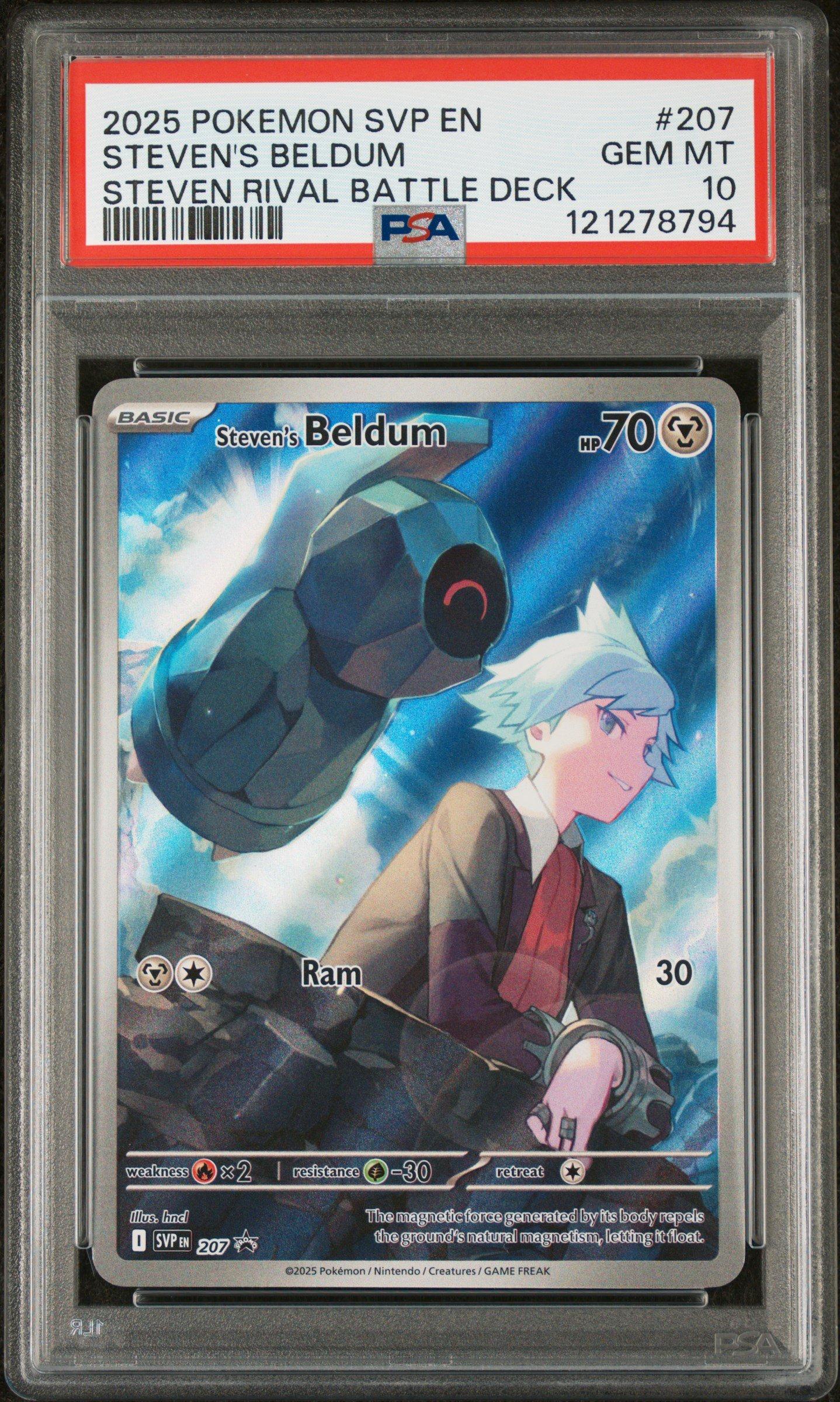 2025 Pokemon Svp En-sv Black Star Promo 207 Steven's Beldum Steven