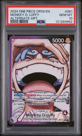 ONE PIECE - 【PSA9】PSA付録版 海外 ルフィ PROMO OP05-060 Monkey D Luffy PSA Magazine Promo OP05-060 Sealed One Piece