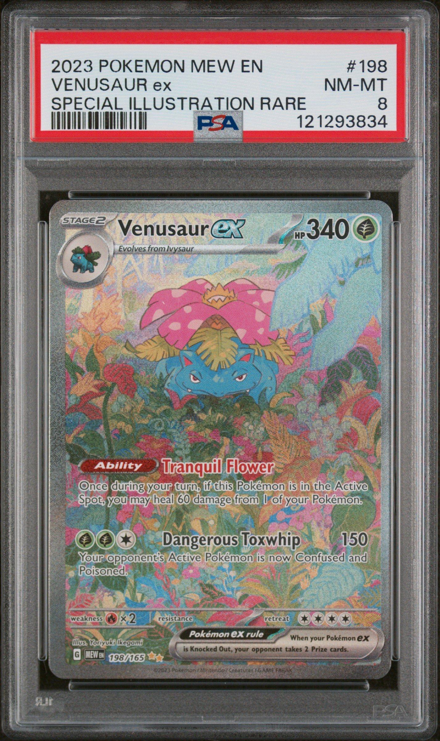 2023 Pokemon Mew En-151 198 Venusaur Ex Special Illustration Rare