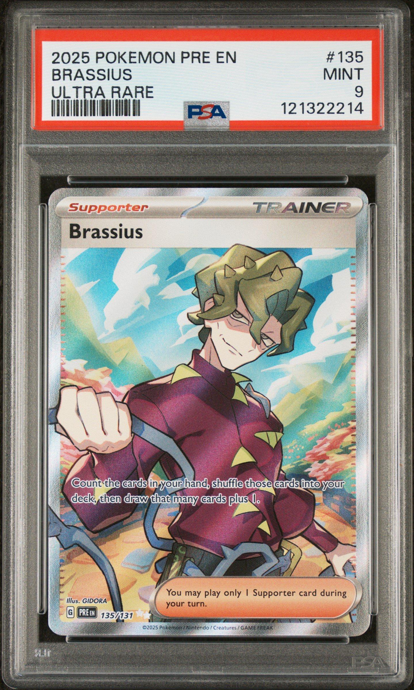 brassius pokemon card Brassius (135/131) [Scarlet & Violet: Prismatic Evolutions]