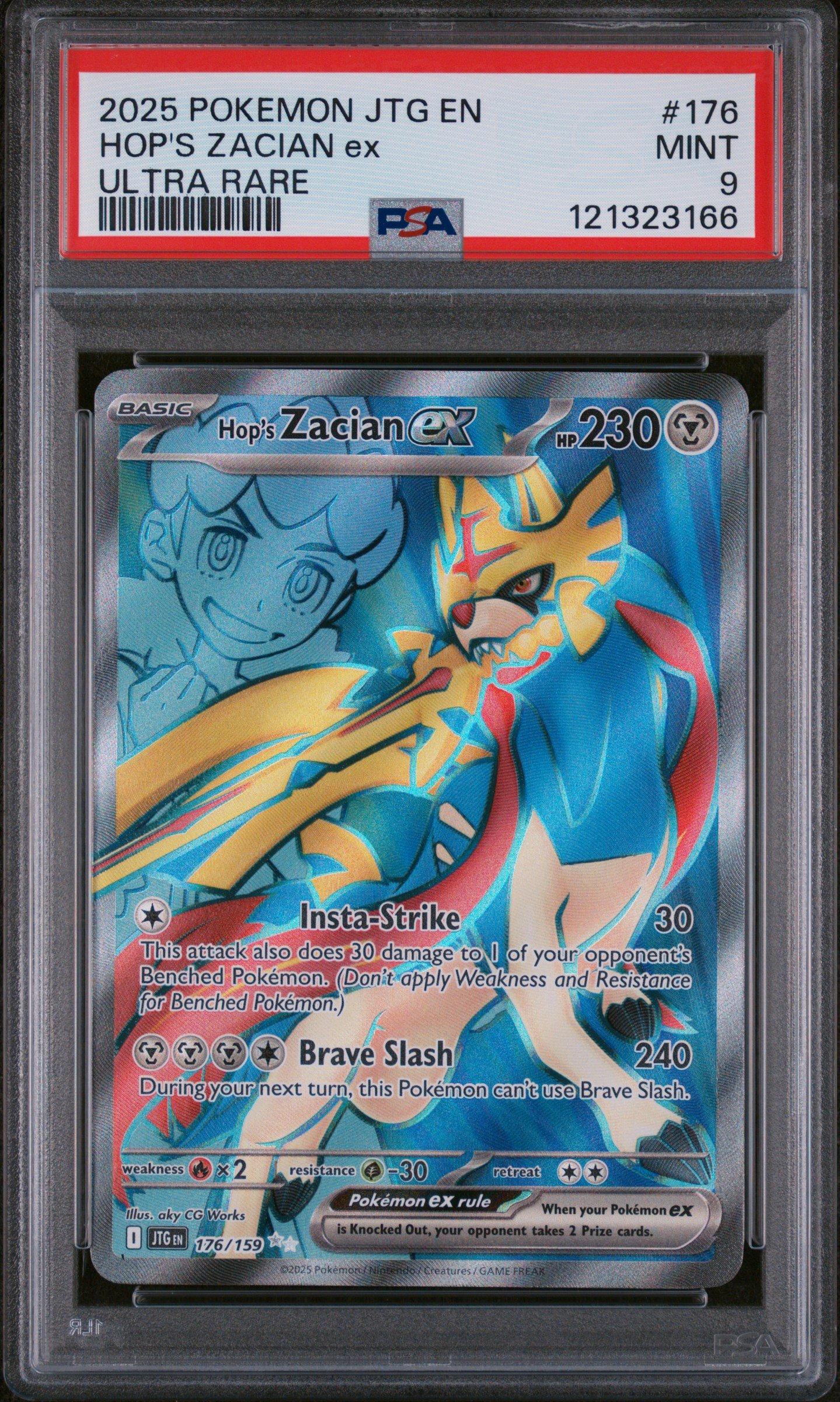 2025 Pokemon Jtg En-journey Together 176 Hop's Zacian Ex Ultra