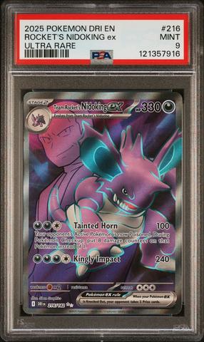 2025 Pokemon Dri En-destined Rivals 216 Team Rocket's Nidoking Ex