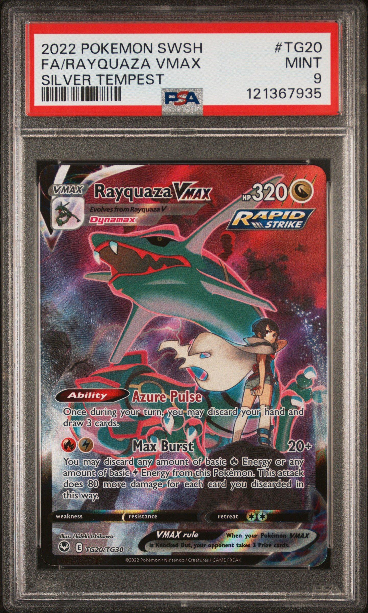 silver pokemon cards value Corviknight 2022 Tempest Ultra Rare #TG18 PSA Authenticated 9 Card Pokmon TCG Value Watch: Silver
