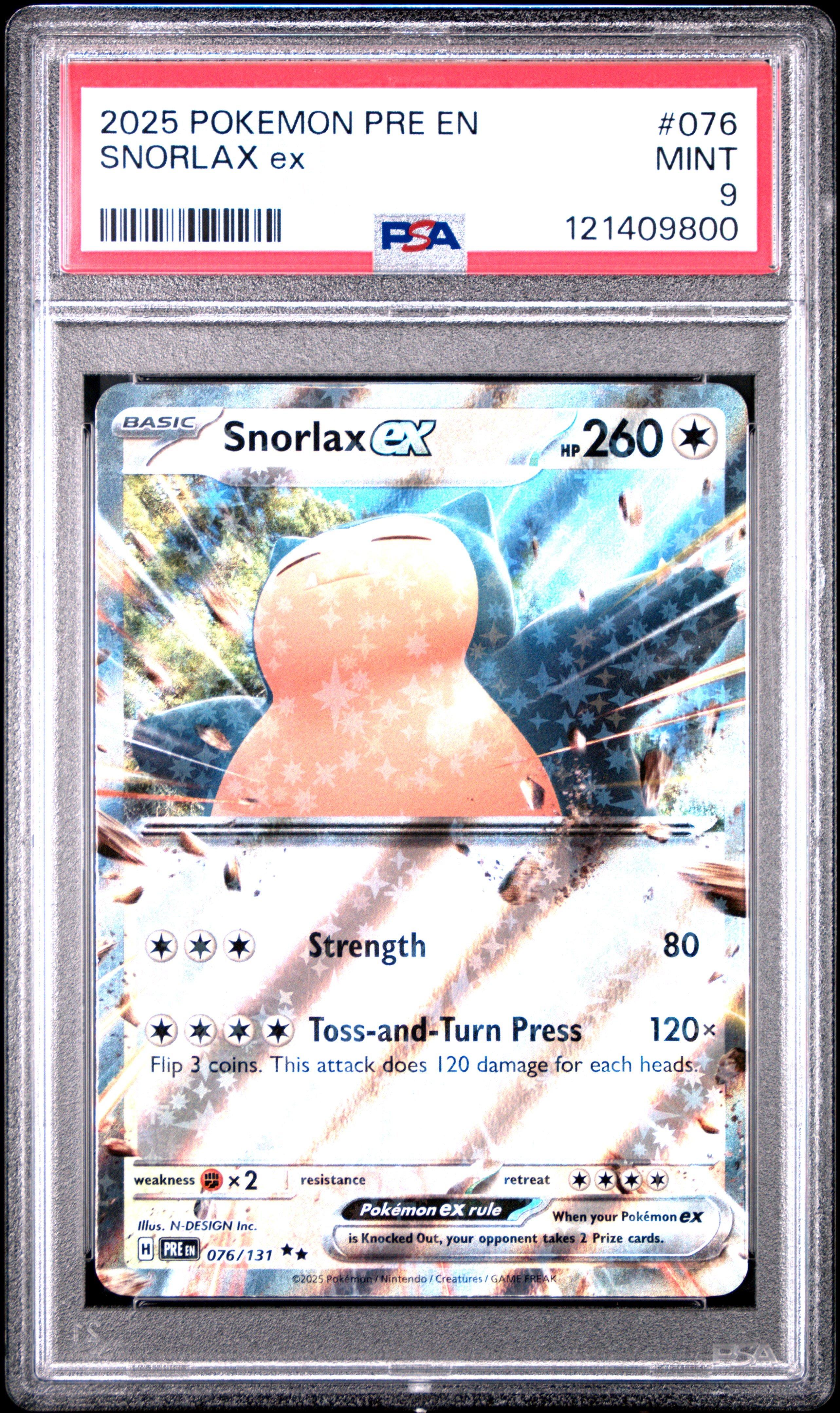 graded snorlax card PSA-graded Snorlax V card from 2020 Pokmon set