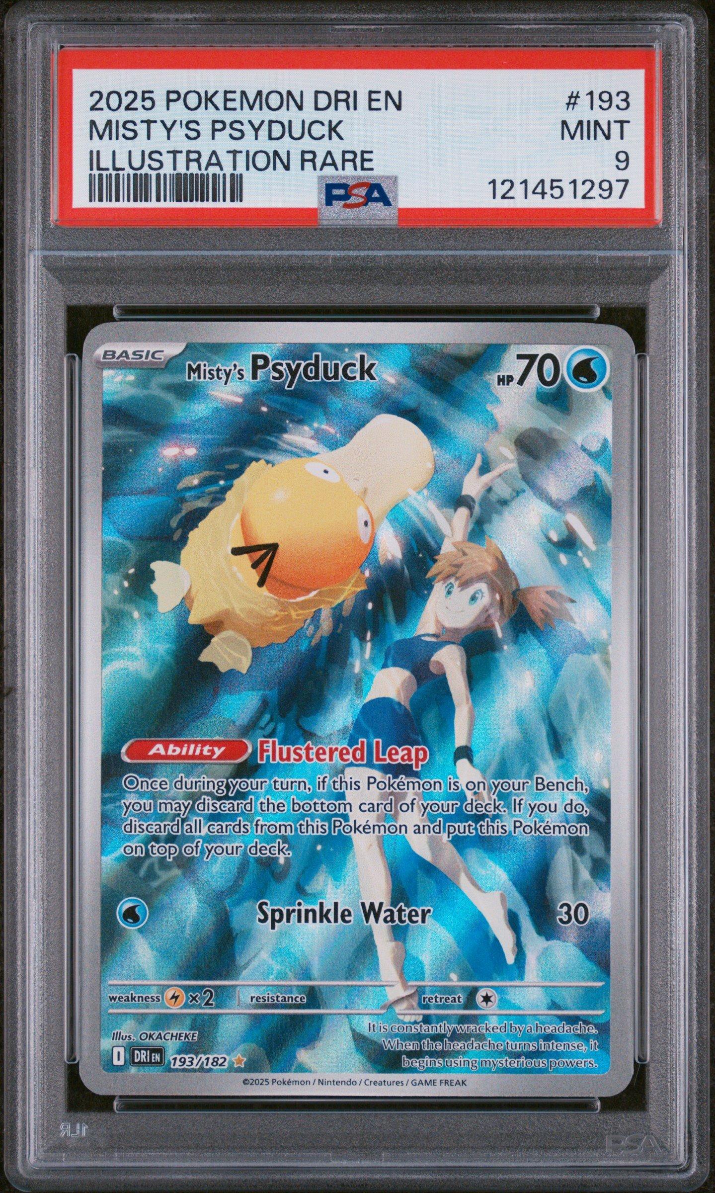 2025 Pokemon Dri En-destined Rivals 193 Misty's Psyduck