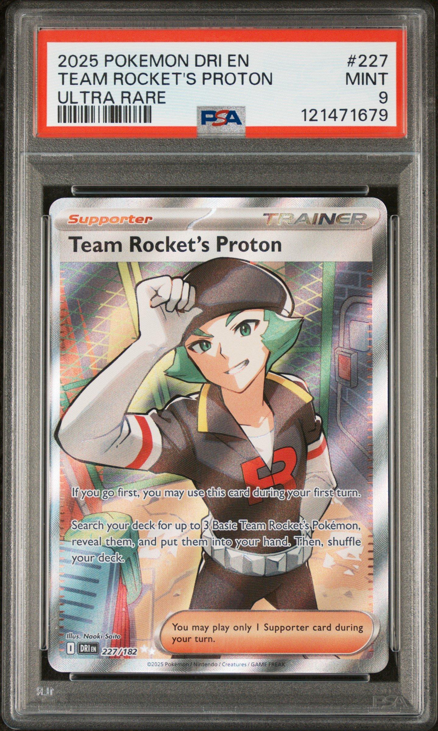 2025 Pokemon Dri En-destined Rivals 227 Team Rocket's Proton Ultra