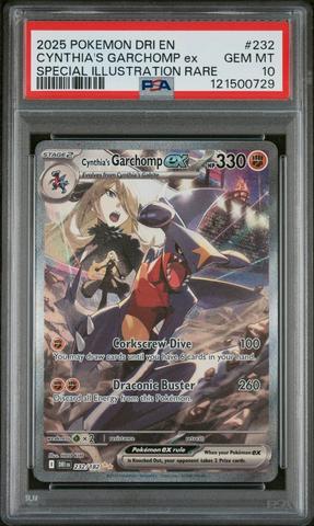 サインシータ 2025 Pokemon Dri En-destined Rivals 232 Cynthia's Garchomp