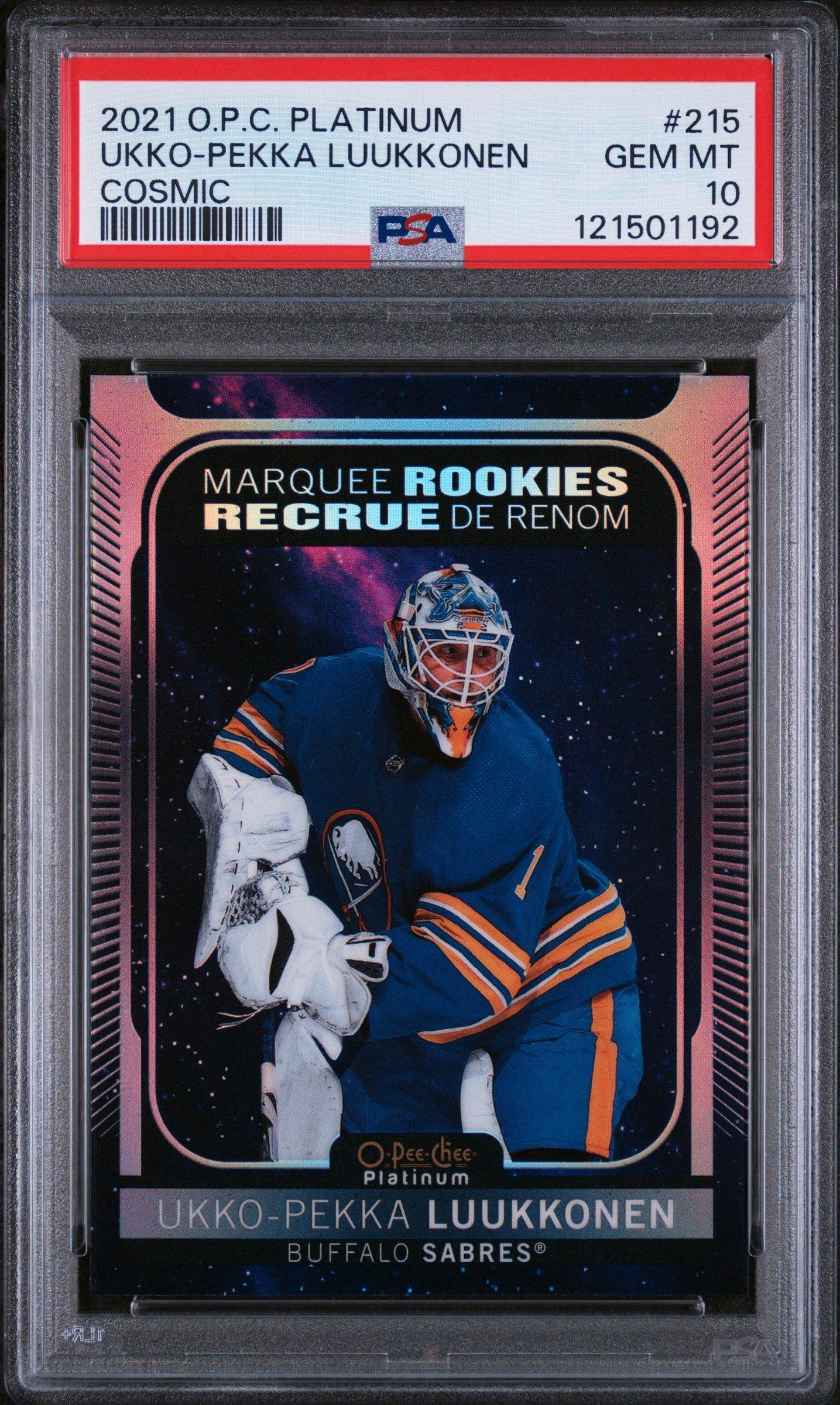 2021 Upper Deck O-pee-chee Platinum 215 Ukko-pekka Luukkonen