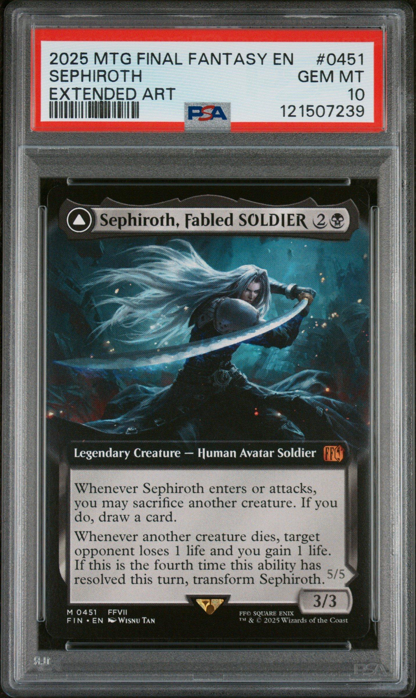 2025 Magic The Gathering Final Fantasy 0451 Sephiroth, Fabled