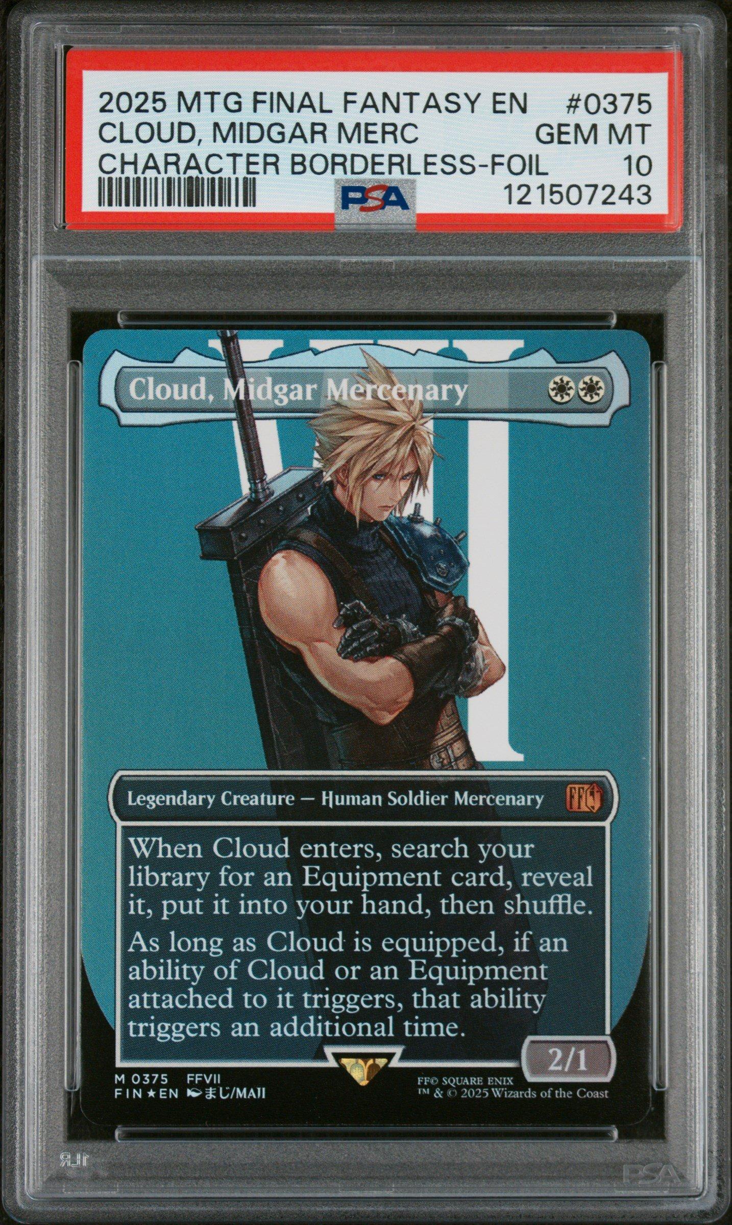 2025 Magic The Gathering Final Fantasy 0375 Cloud, Midgar